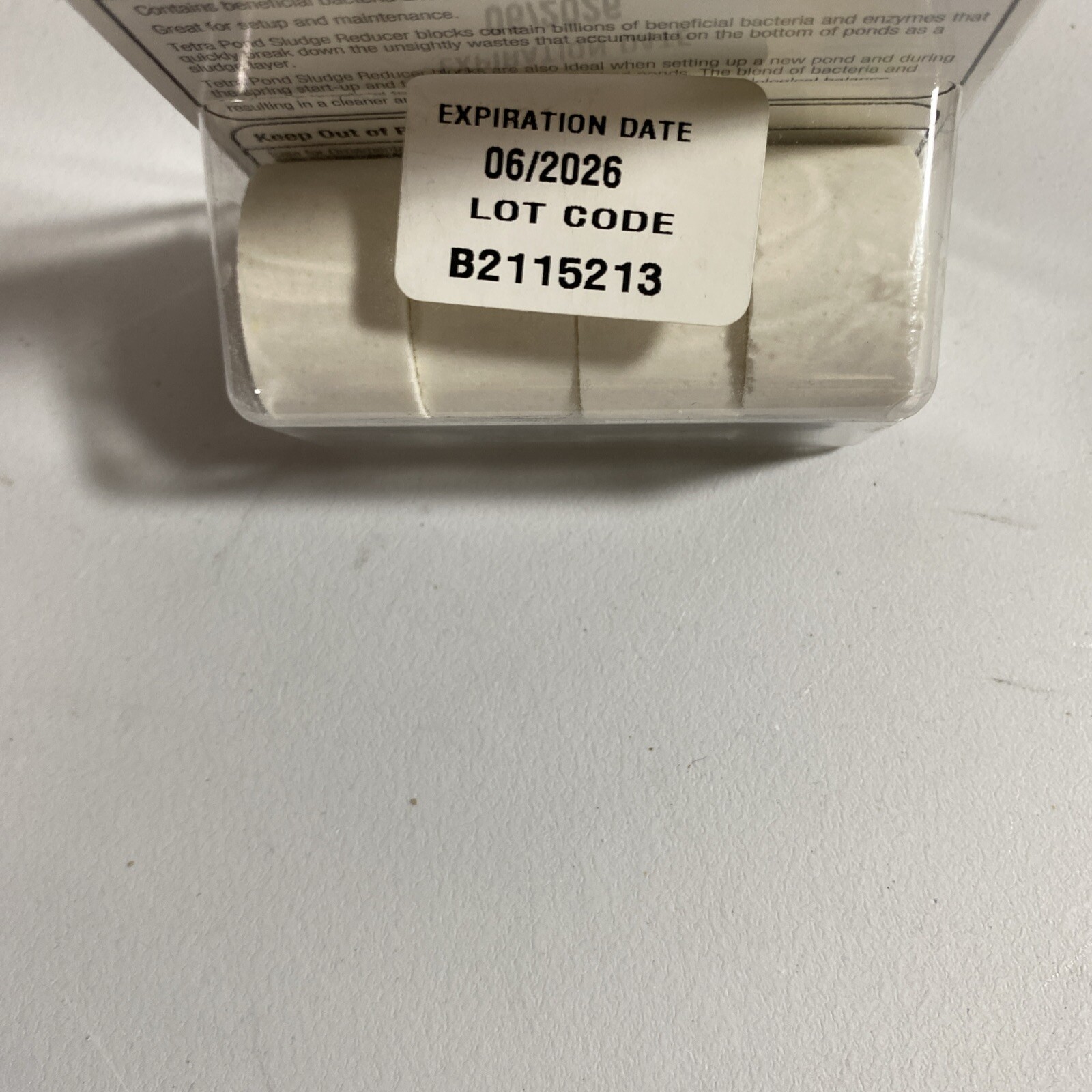 TETRA POND SLUDGE REDUCER - 4 Blocks 1 Oz Each