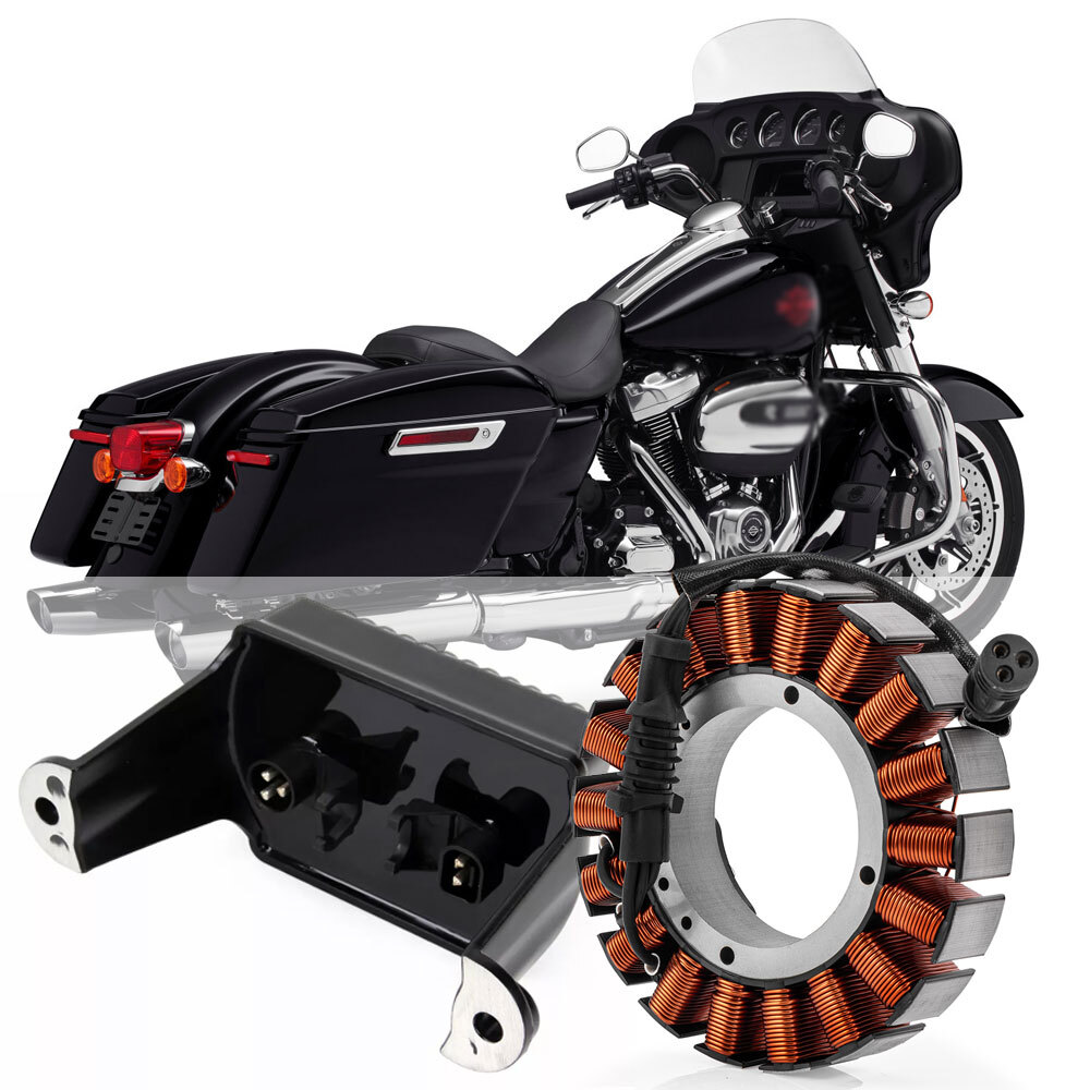 New Stator + Voltage Regulator Rectifier For Harley Electra Glide FLHT 2006-2008