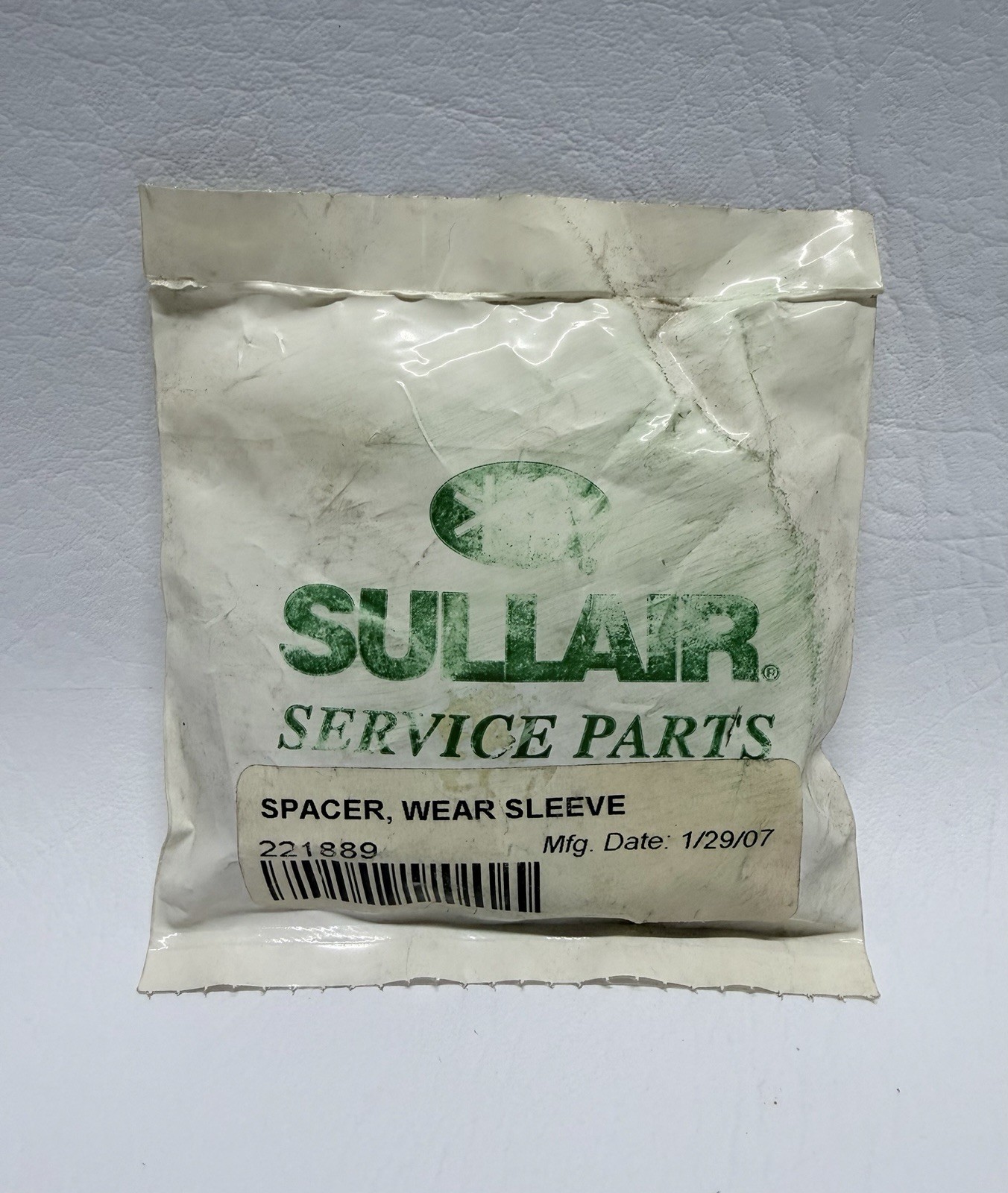 NEW Sullair 221889 Spacer Wear Sleeve