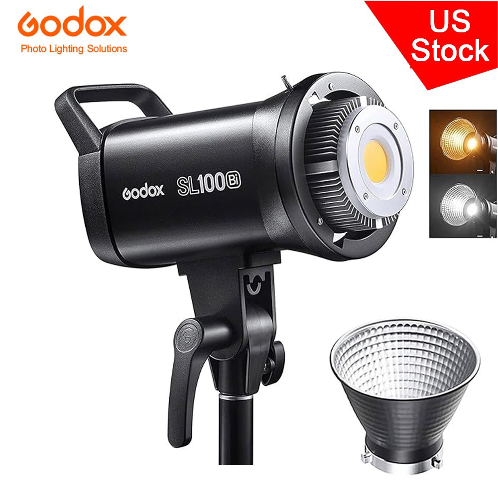 GODOX SL100Bi 100W Bi-Color LED Video Light Bowens Mount LED Continuous Lighting