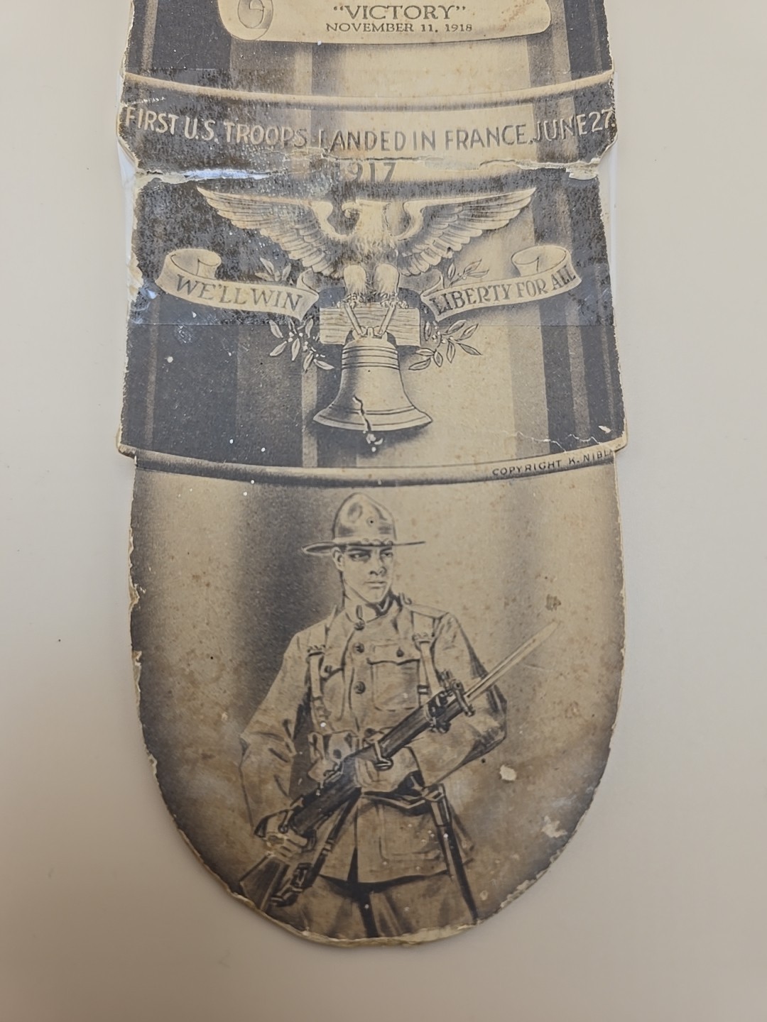 WWI Ephemera Victory War Advertising Bank Of Clarkson KY Loan Propaganda