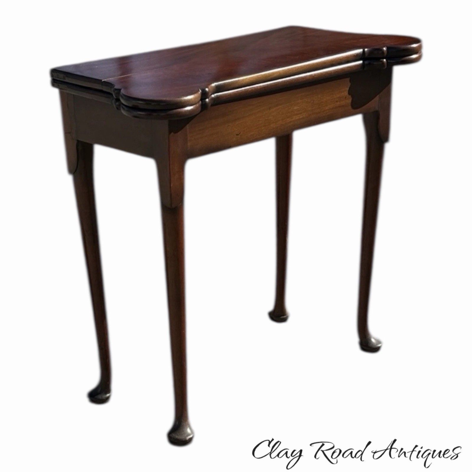 antique 18th century queen anne game card console table 1760s drawer