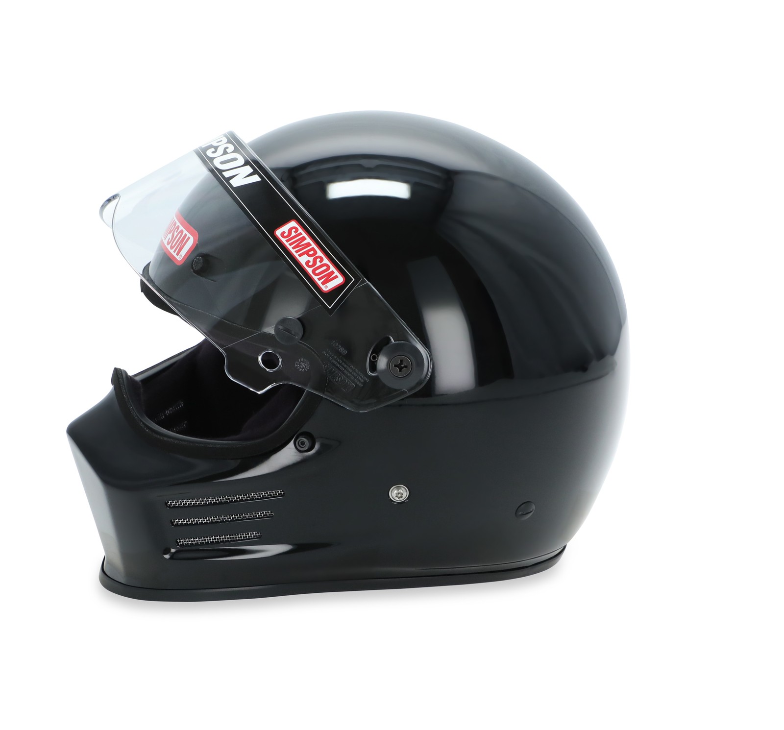 Simpson Racing 7210032 SA2020 Super Bandit Racing Helmet Adult Large Black
