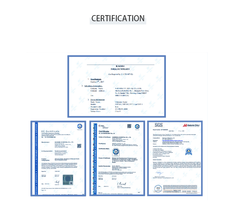 FDA Dental Scaler Ultrasonic Scaler Piezo for Cavitron EMS+Handpiece+2Bottles