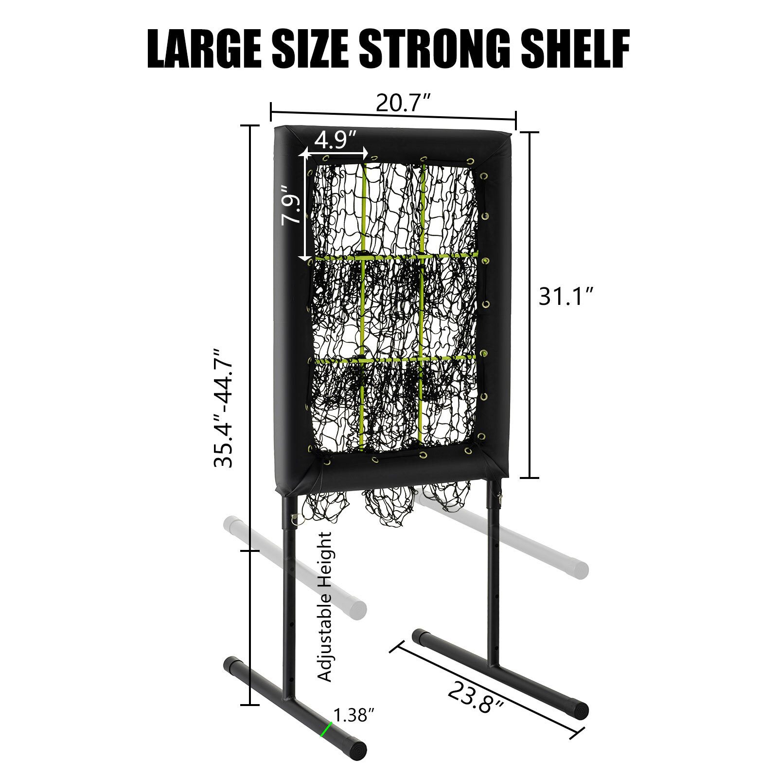 Baseball & Softball Pitchers Target | 9 Pocket Pitching Net 3 Adjustable Setting