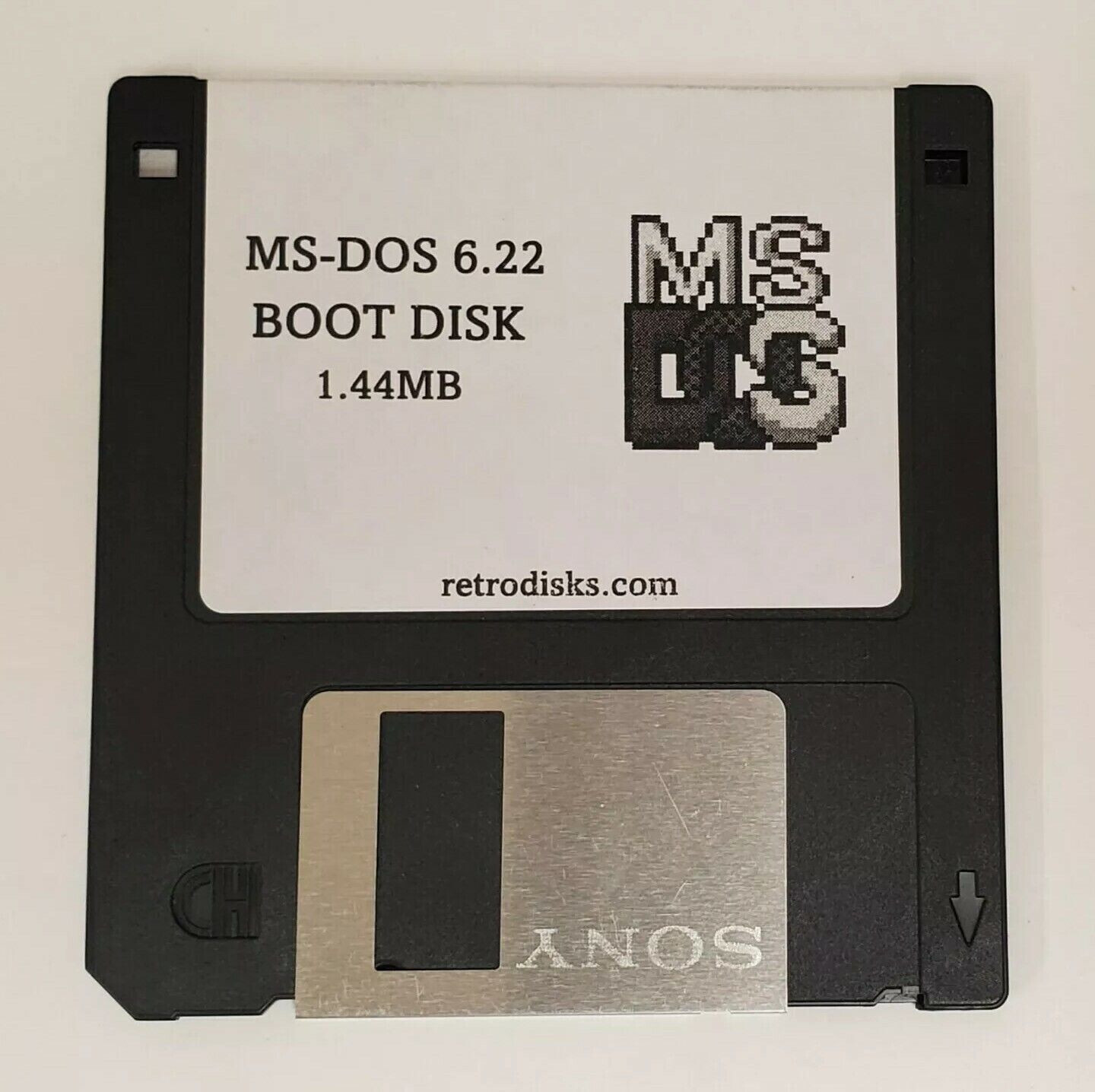 Microsoft MS-DOS 6.22 Installer + Boot Floppy Combo - 3.5" 1.44MB (Reproduction)