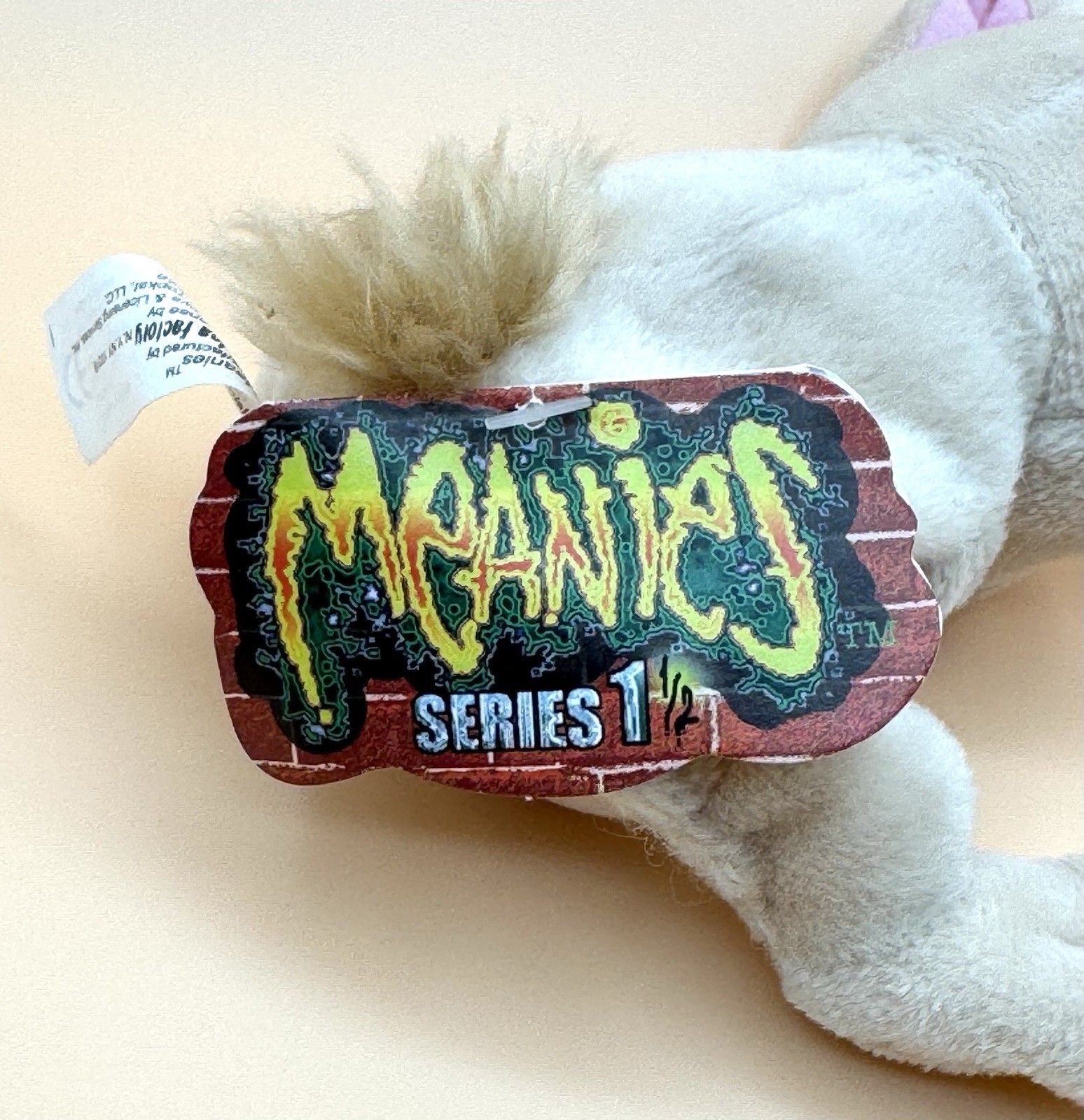 Meanies Series 1 1/2 LUCKY The RABBIT Bean Bag Plush 1998 The Idea Factory MWMTs