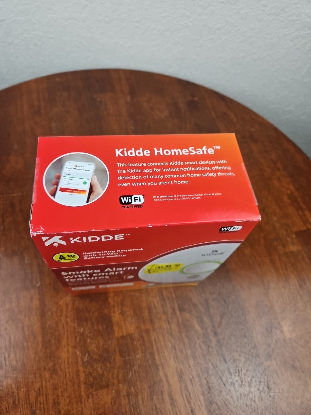 Kidde P4010ACSCO-WF Smoke + Carbon Monoxide Smart Alarm