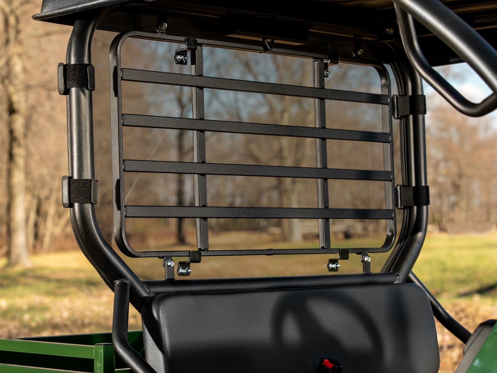 SuperATV Light Tint Rear Windshield for Kawasaki Mule SX (2017+)