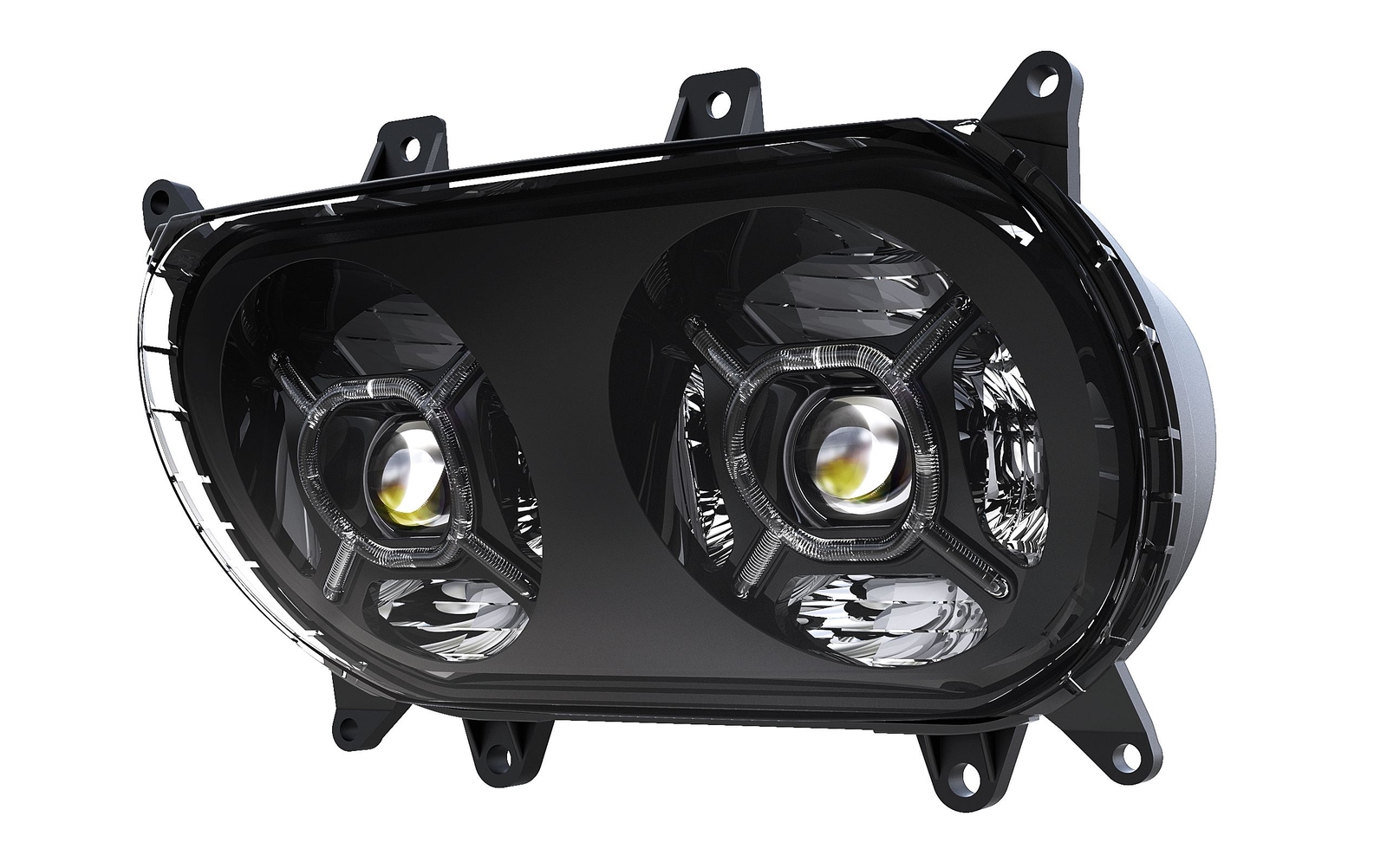 LED Headlight W/ DRL Headlamp Projector Hi/Lo Beam for Road Glide 2015-2023