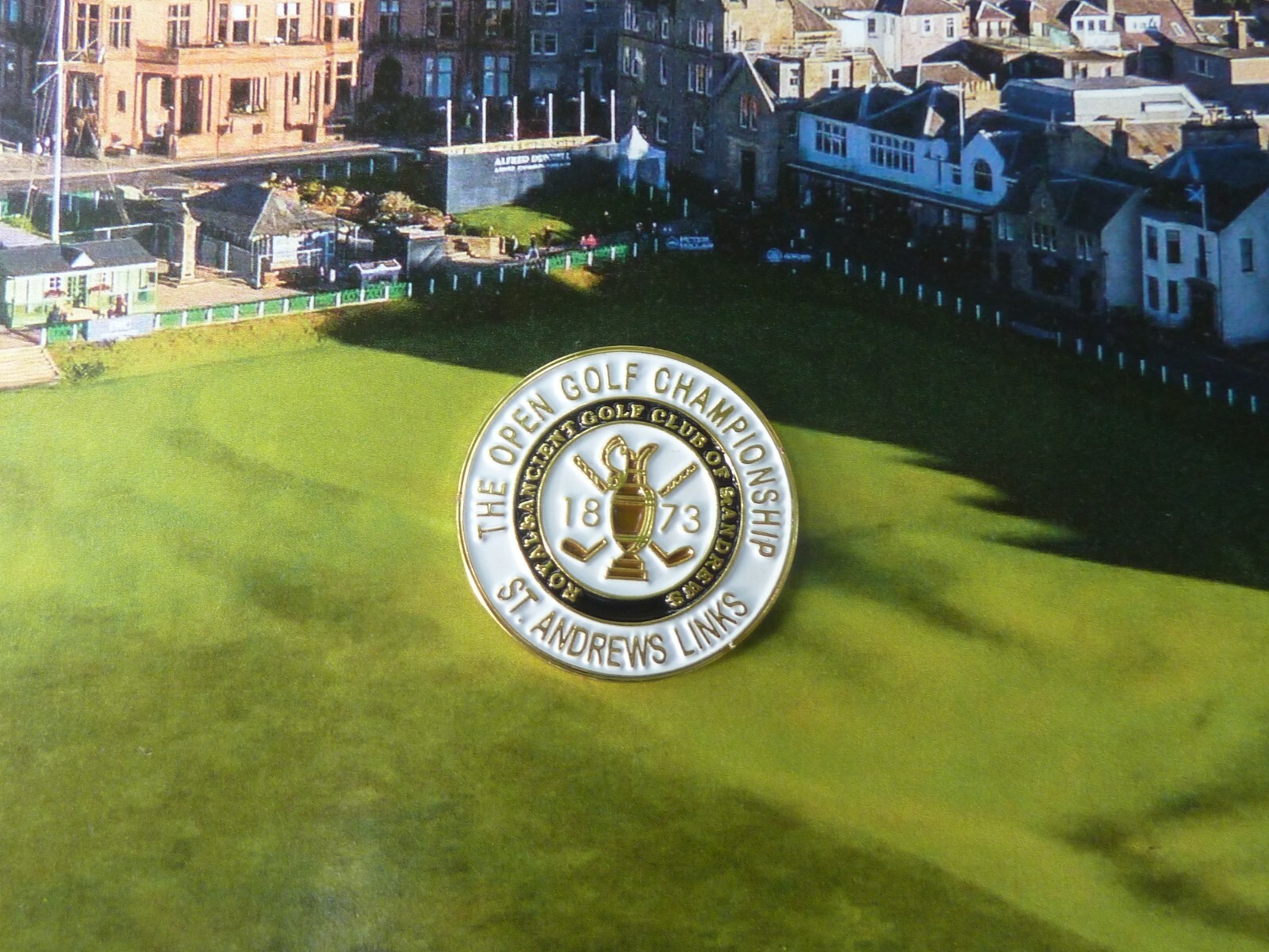 St Andrews White 1873 Ball Marker - White - Ball Marker only