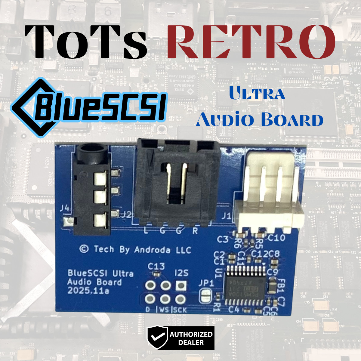 BlueSCSI Ultra Audio Board - Add On