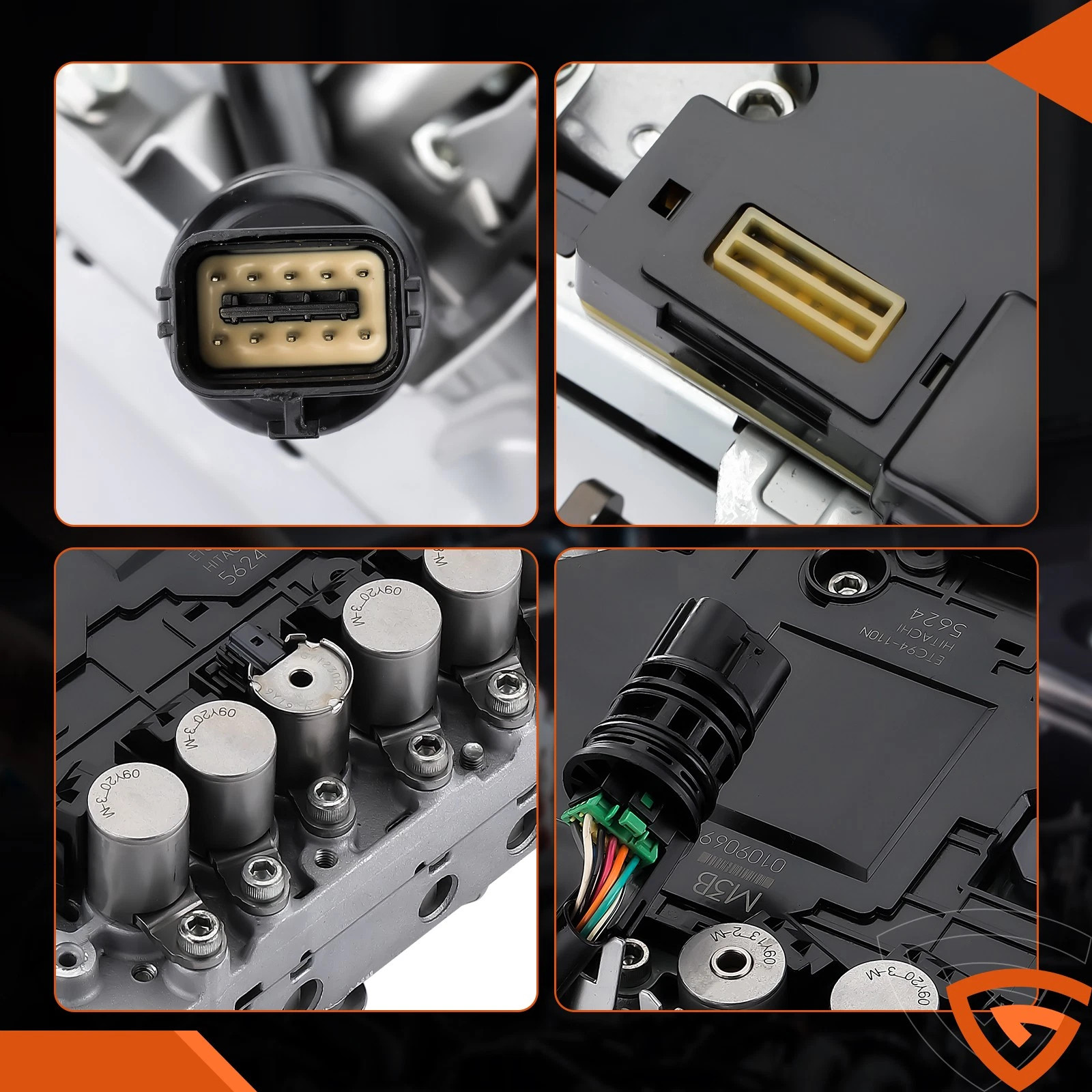 2014-2019 Infinity Q50 Q60 3.7L Valve Body TCM 31705-X132B RE7R01A Programmed