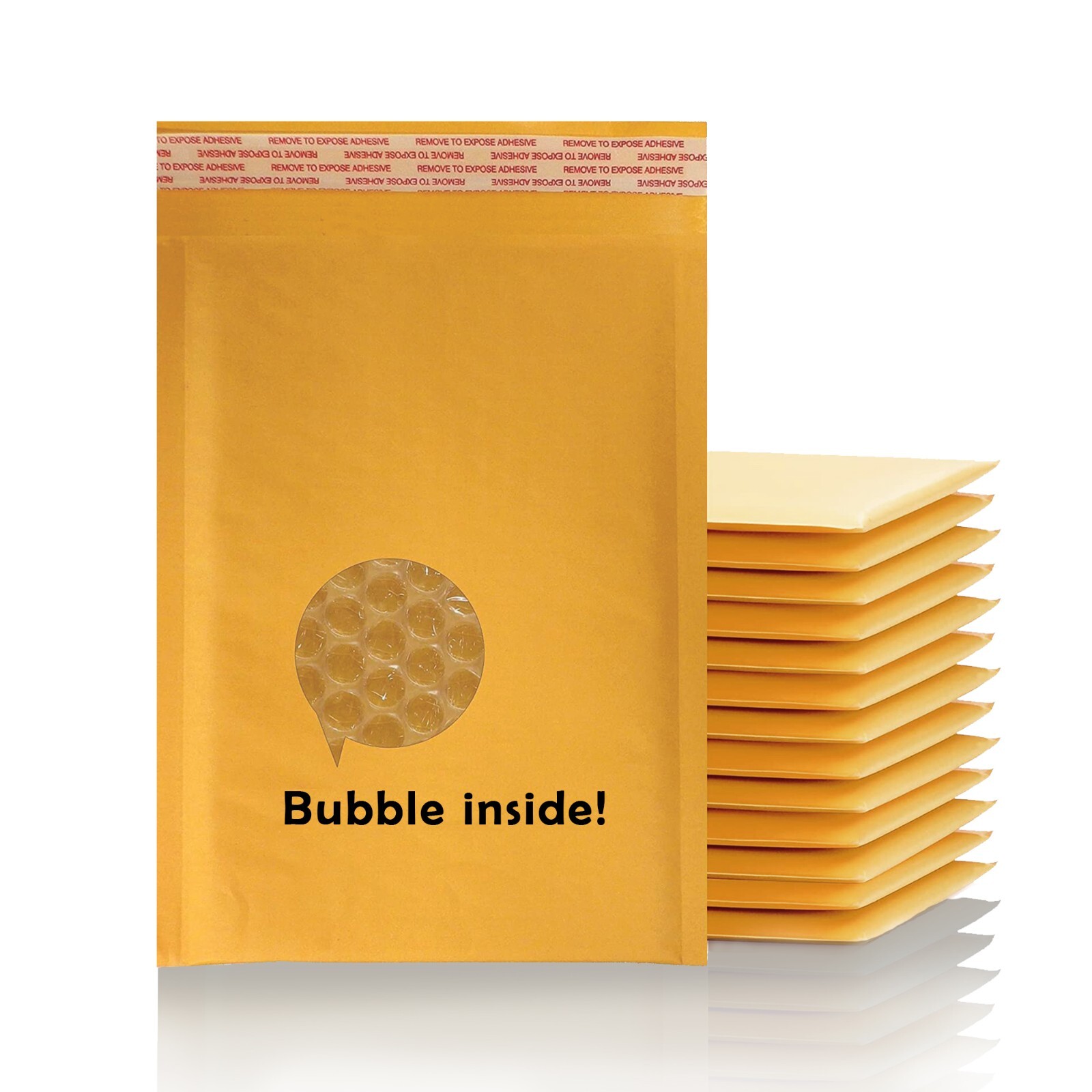Yens® 500 #000 4x8 Kraft Bubble Padded Envelopes Mailers Inner 4 X 7