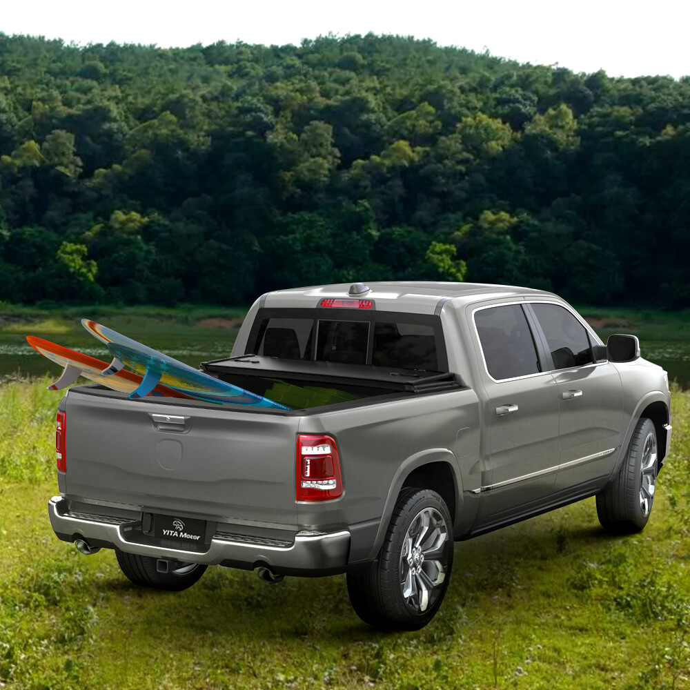 5.2FT Hard Tonneau Cover Tri-Fold For 2015-2024 Chevy Colorado GMC Canyon Truck
