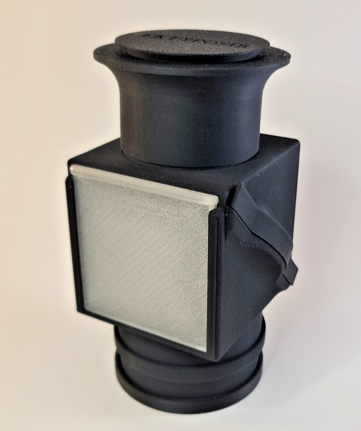 Axial Lighting Cube with diffuser for coin photography with Pro Photo Glass
