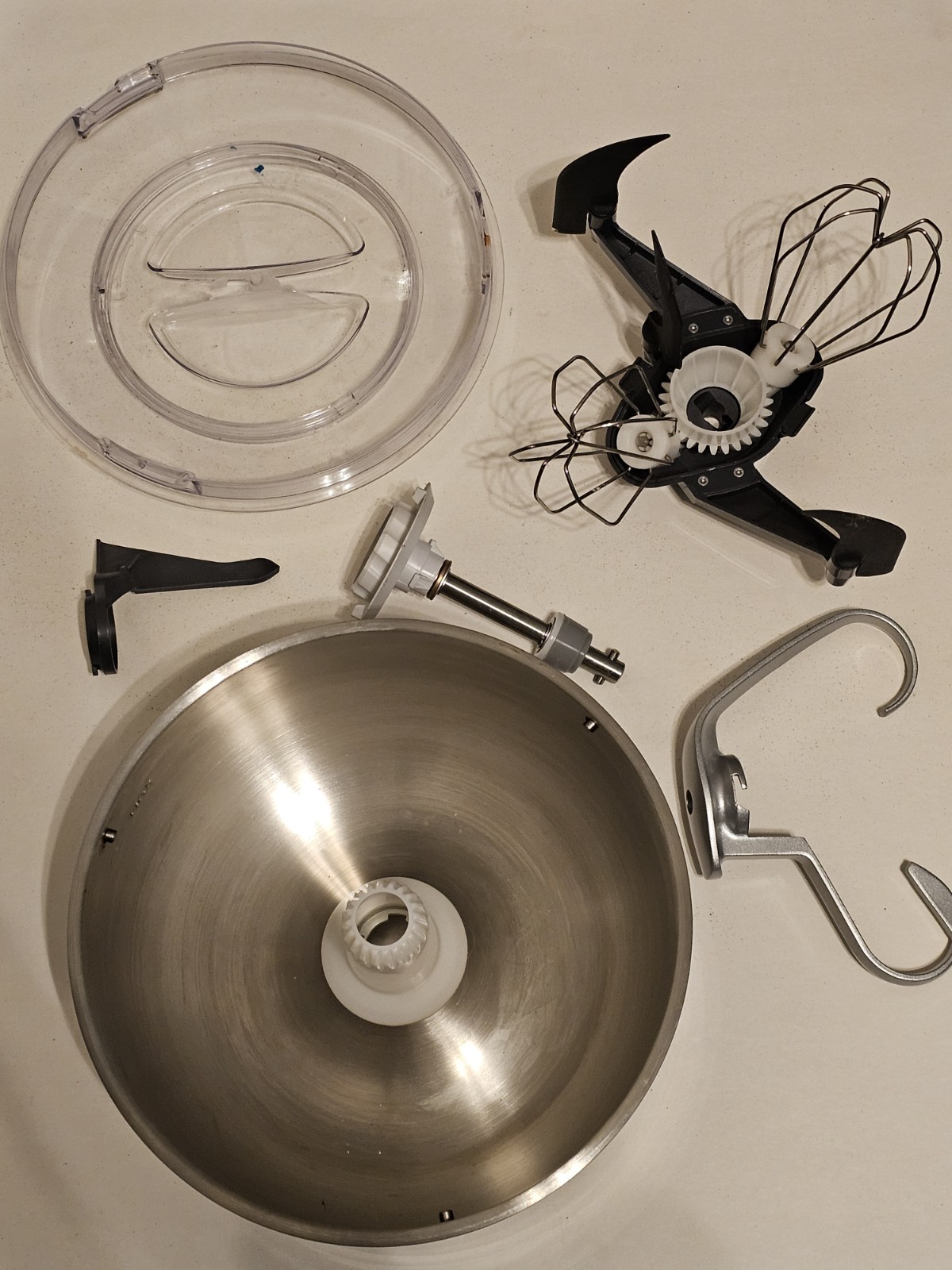 Cook's Companion CCDML3 600W 5QT Red Open Mixer Unused Tested Full Set