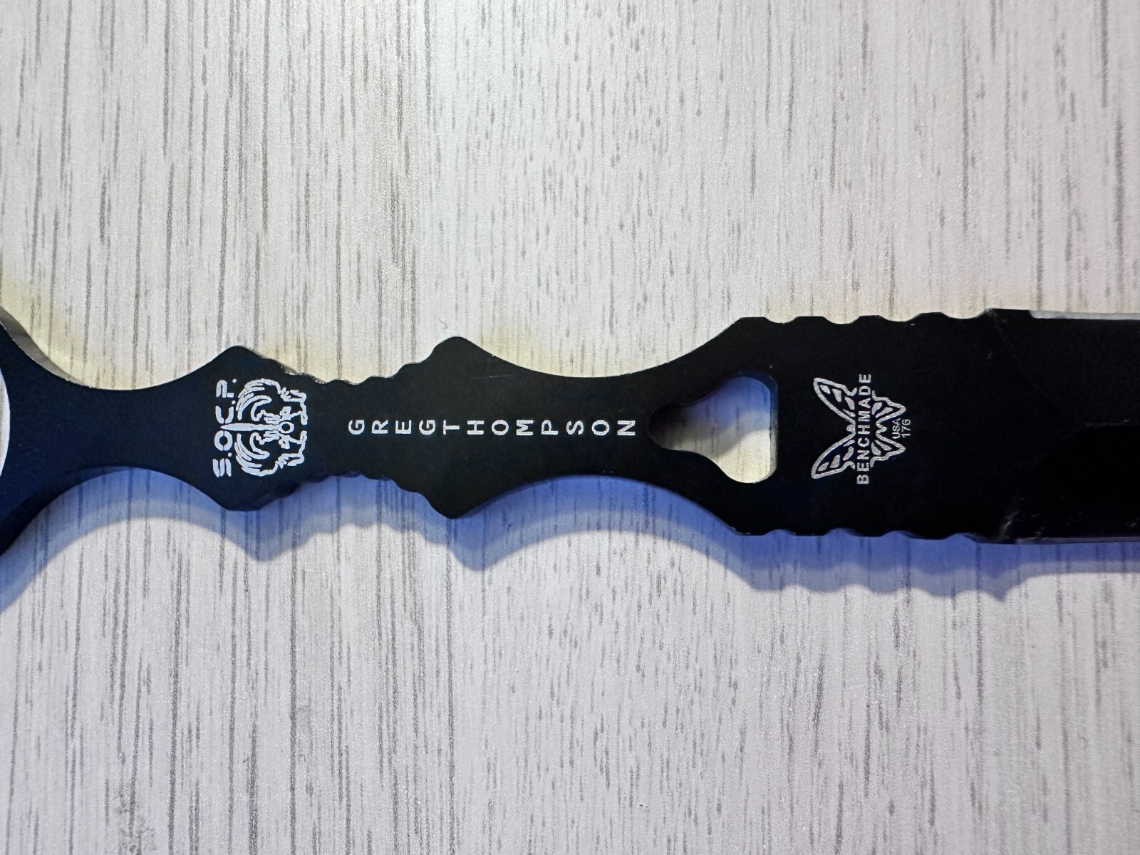 Benchmade 176 BK SOCP Dagger Black Sheath New Read Description