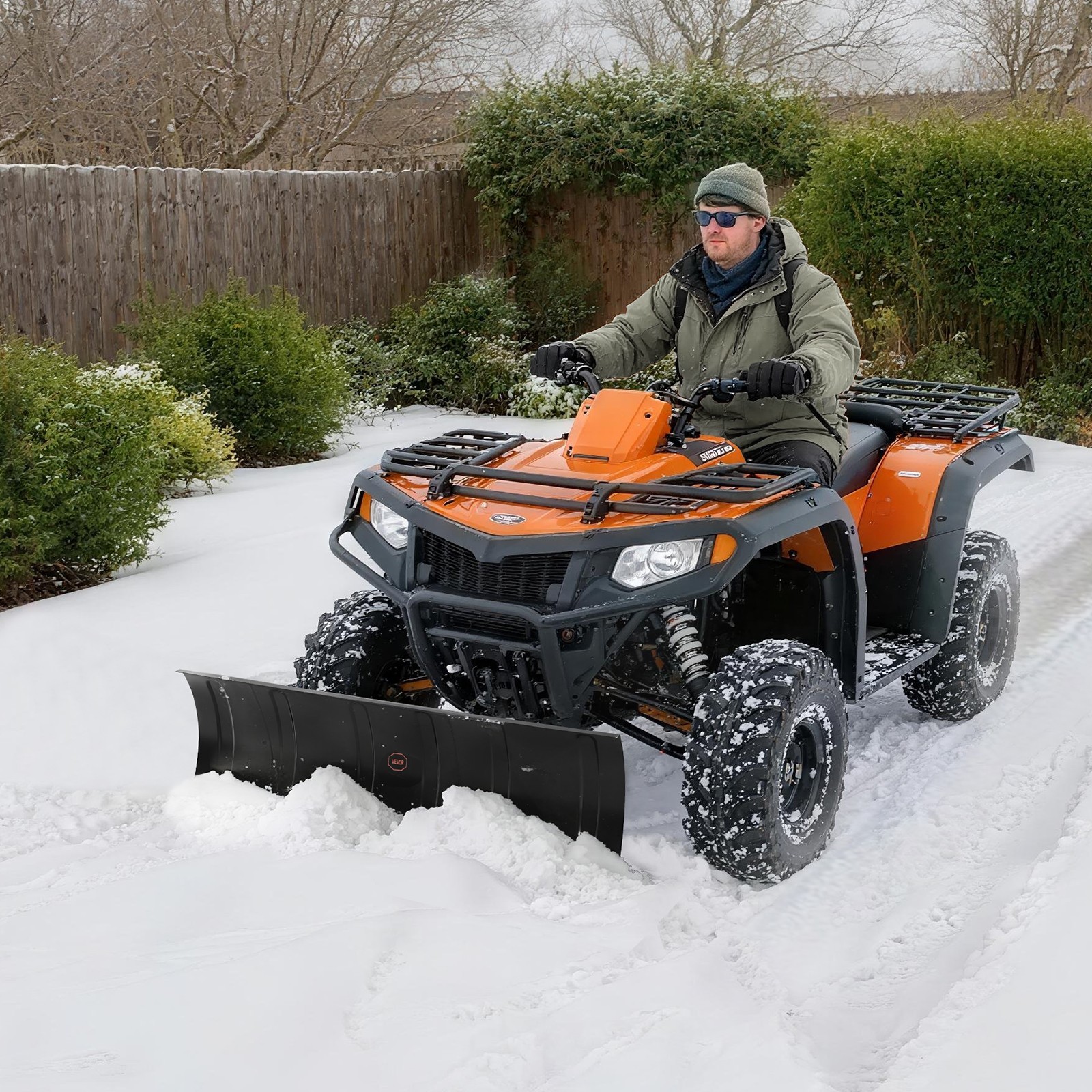 Uimoso Universal UTV ATV Snow Plow Blade Kit 48" 60" 43" / 60" / 72" Adjustable