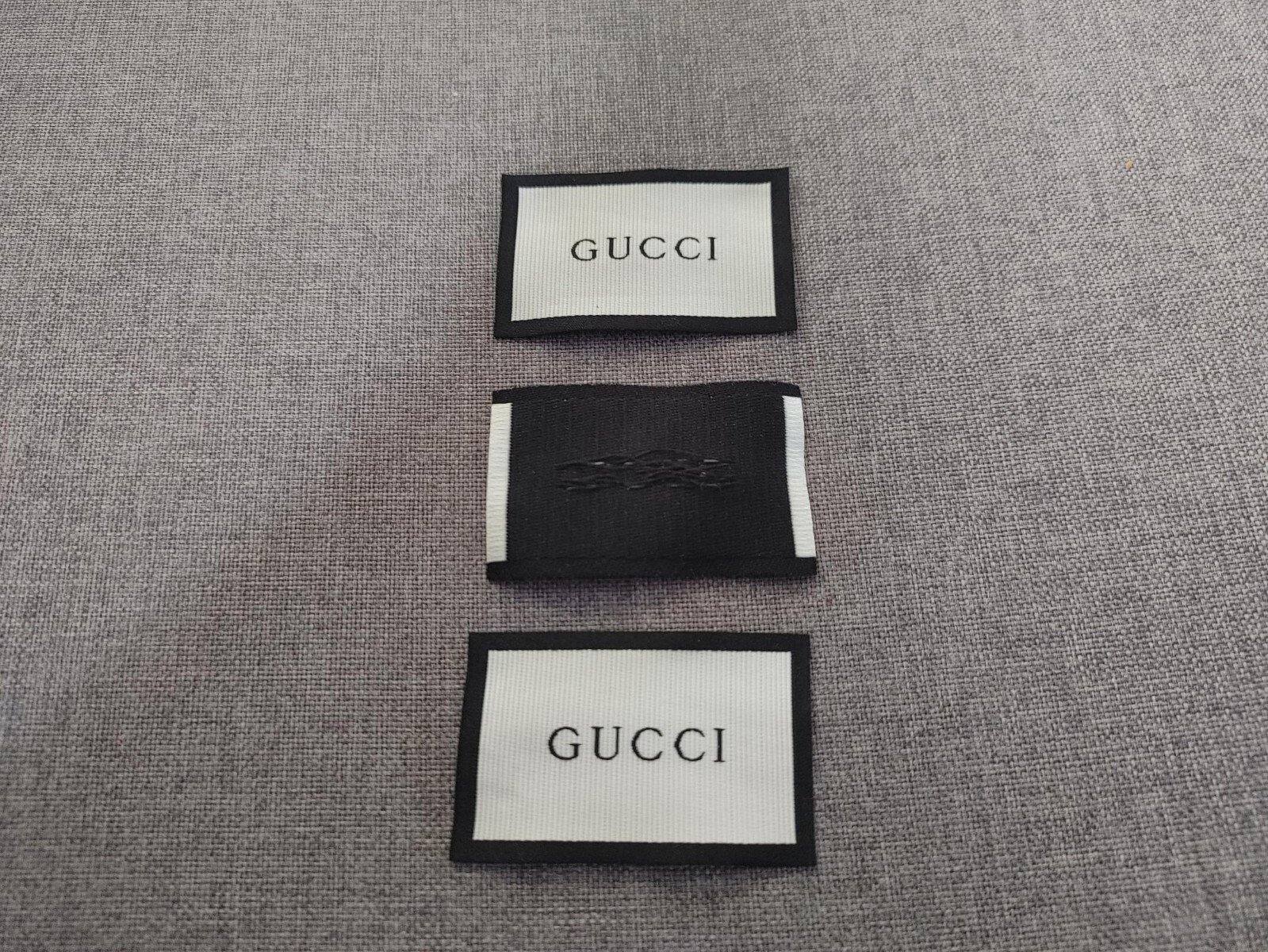 Replacement GUCCI Clothing Designer TAG LABEL Sewing LOT 3 or 5 FAST SHIPPING!!