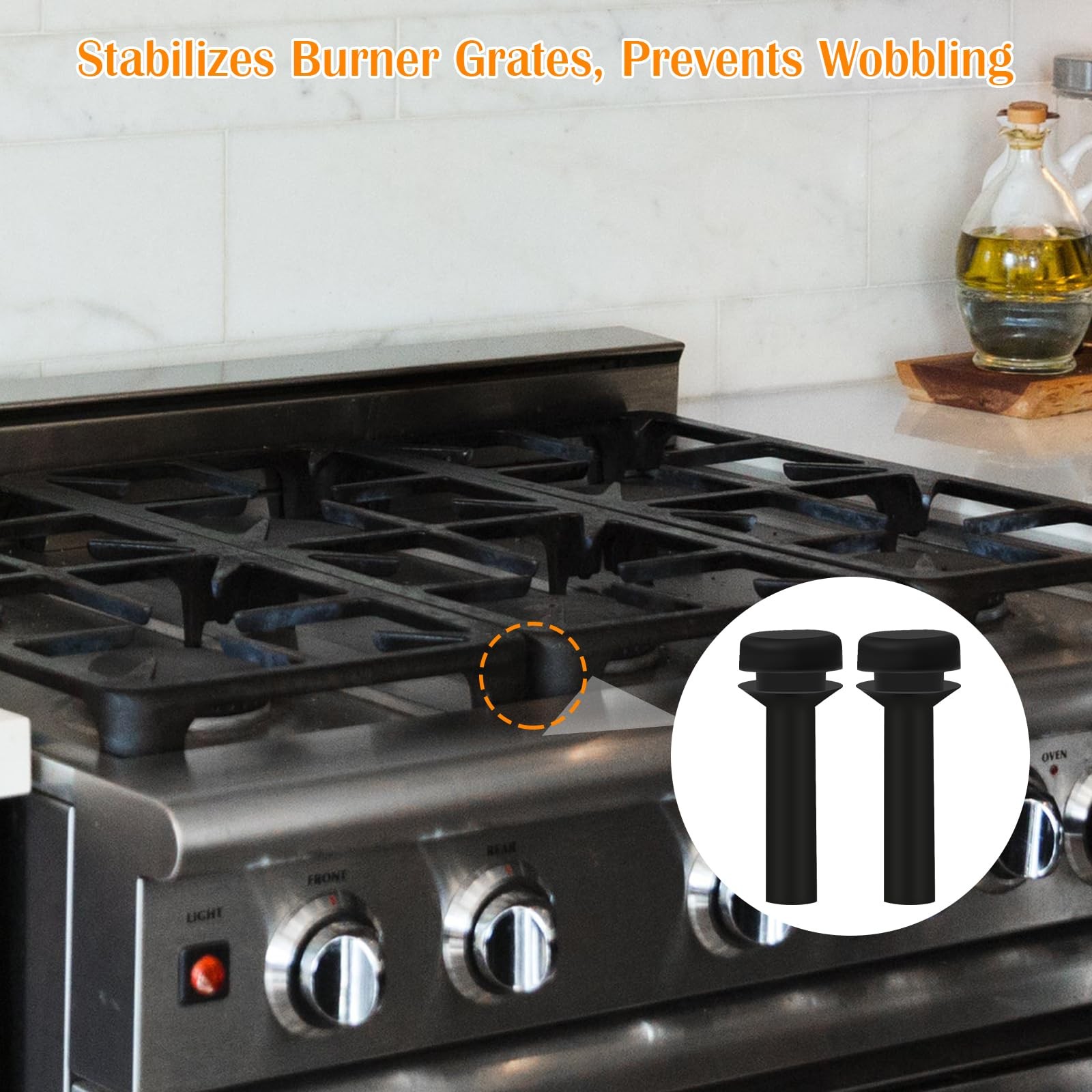 16 Pack WB02X24790 Stove Grate Rubber Feet Replacement for GE Gas Stove Range...