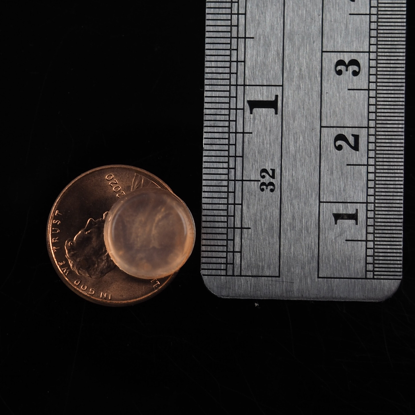 64PCS Clear Cabinet Door Circular Drawer Cylindrical Cylinder Flat Feet Bumpers