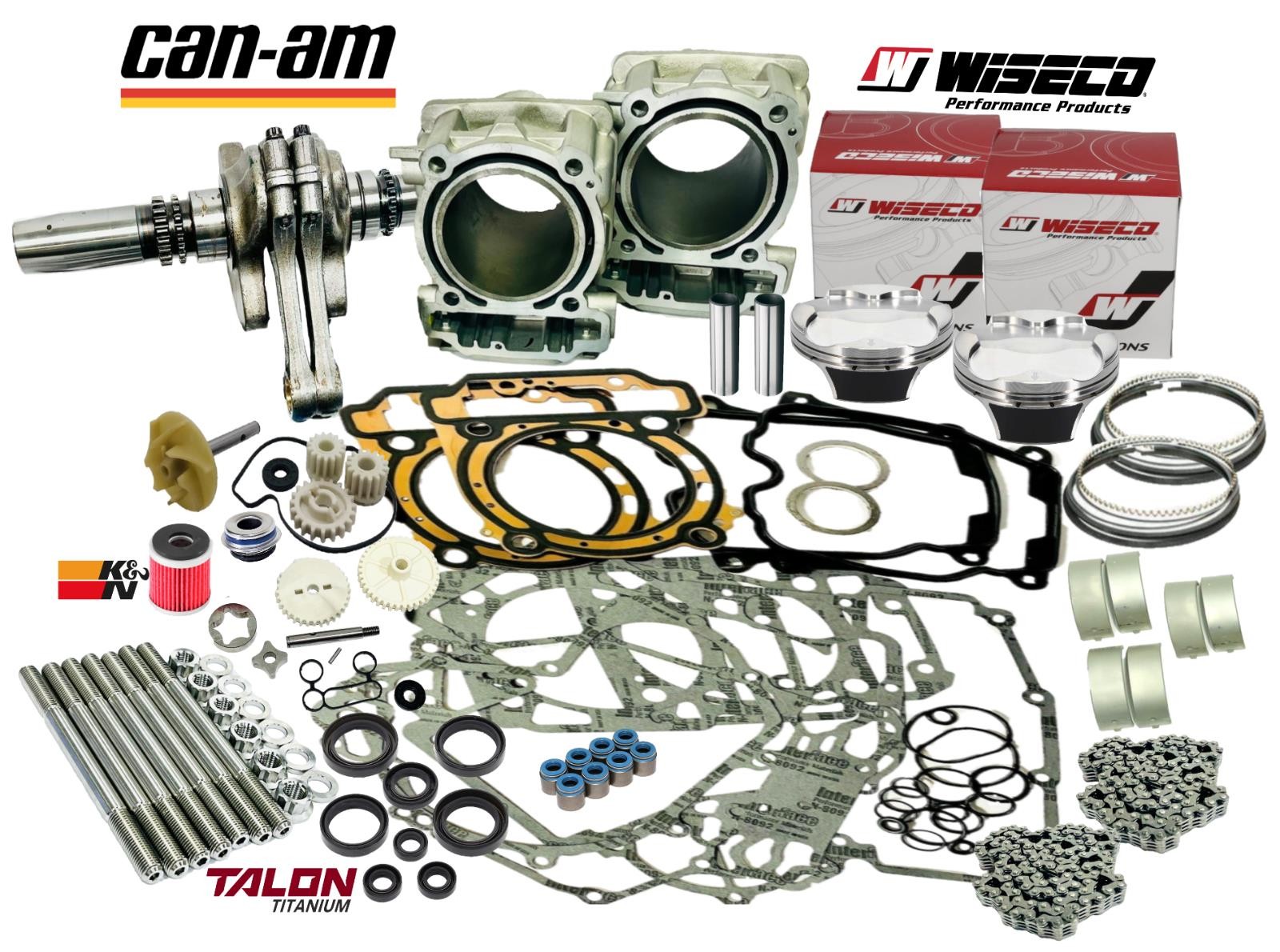 Renegade 1000 1000R MAX Rebuild Kit Complete Top & Bottom Motor Engine Assembly!