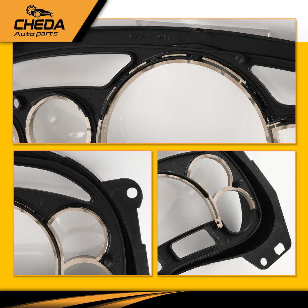 Gauge Cluster Lens Cover Chrome Ring Fit For 03 04 05 06 GM Trucks SUVs Escalade