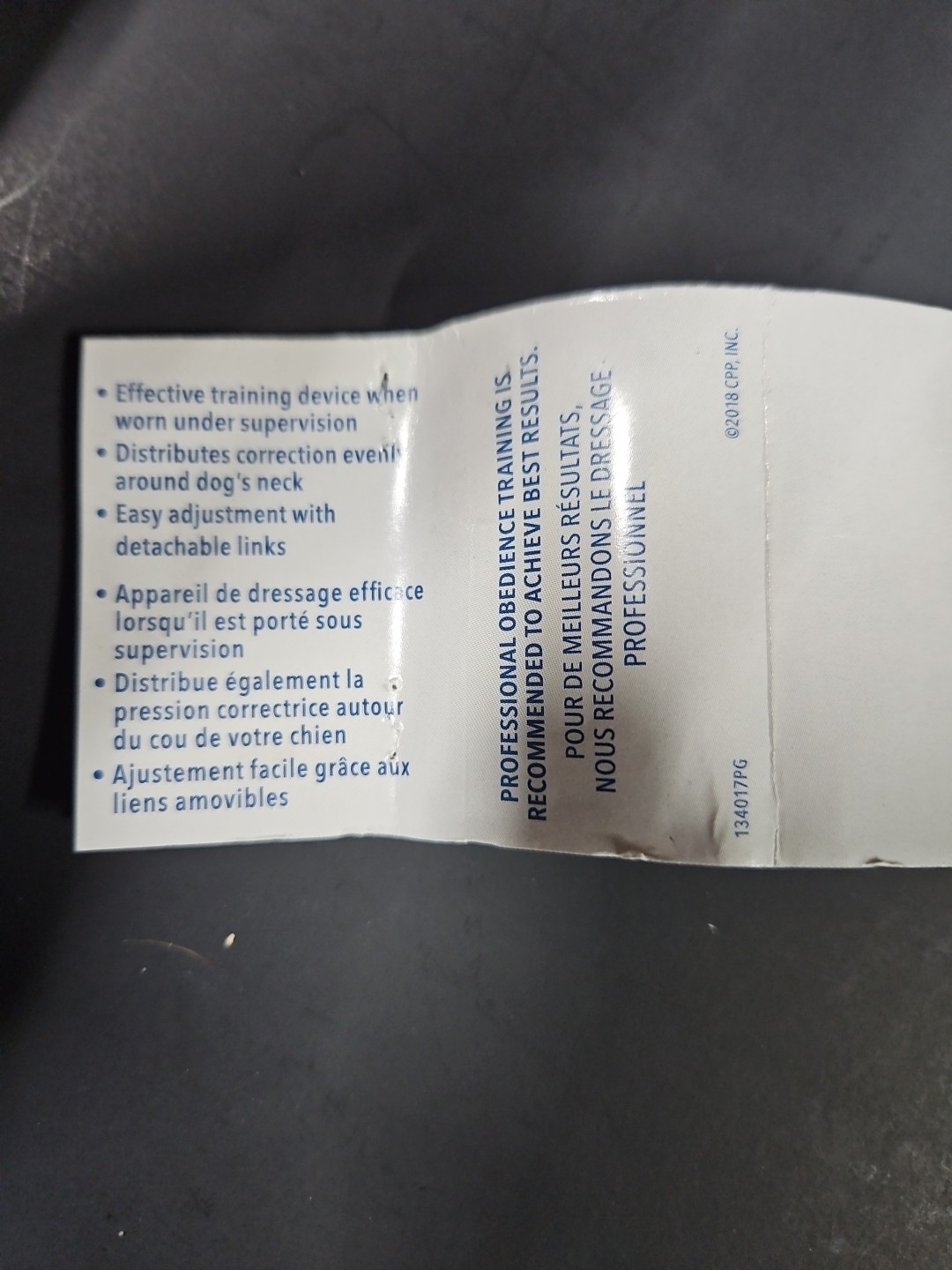 Herm Sprenger Stainless Steel Prong Dog Training Collar with Release Buckle 25"