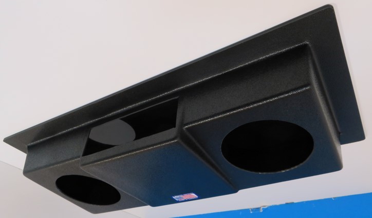 Golf Cart UTV ROOF MOUNT STEREO RADIO CONSOLE EMPTY FITS 6.5 INCH SPEAKERS