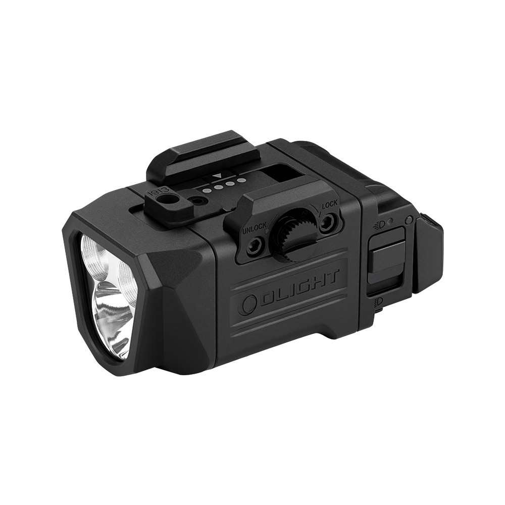 Olight PL X Tactical Light, Matte Black, 1200L, Dual Beams, Floodlight/Spotlight