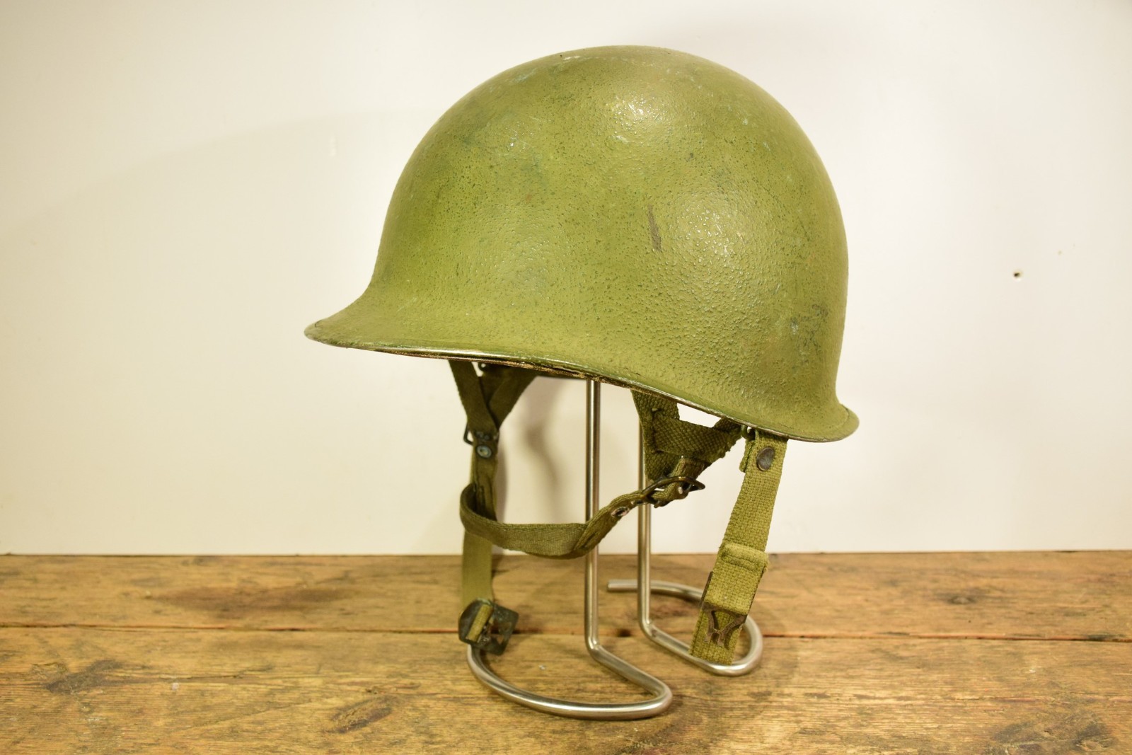 US M1 fixed bale para helmet, Westinghouse rigger liner - Original