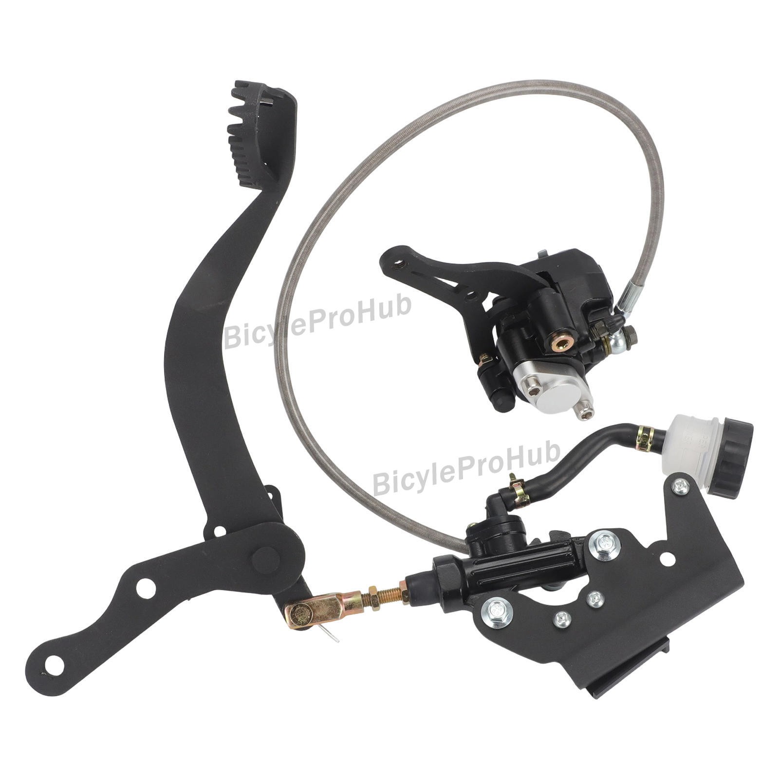 Complete Rear Hydraulic Brake Kit For 88-02 Yamaha Blaster YFS200 BOLT ON AND GO
