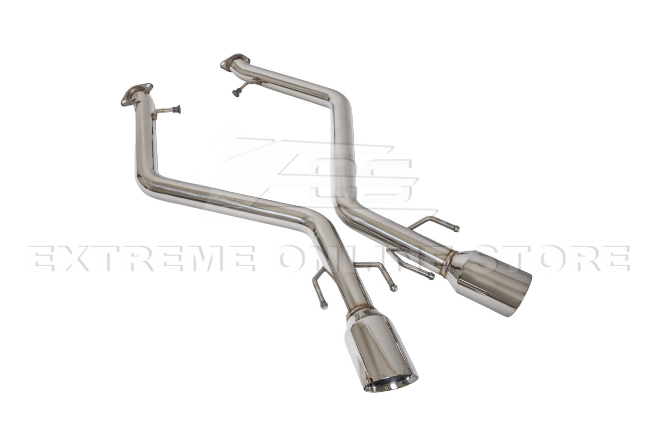 For 21-Up Lexus IS300 IS350 Muffler Delete Axle Back Dual Tips Exhaust Pair