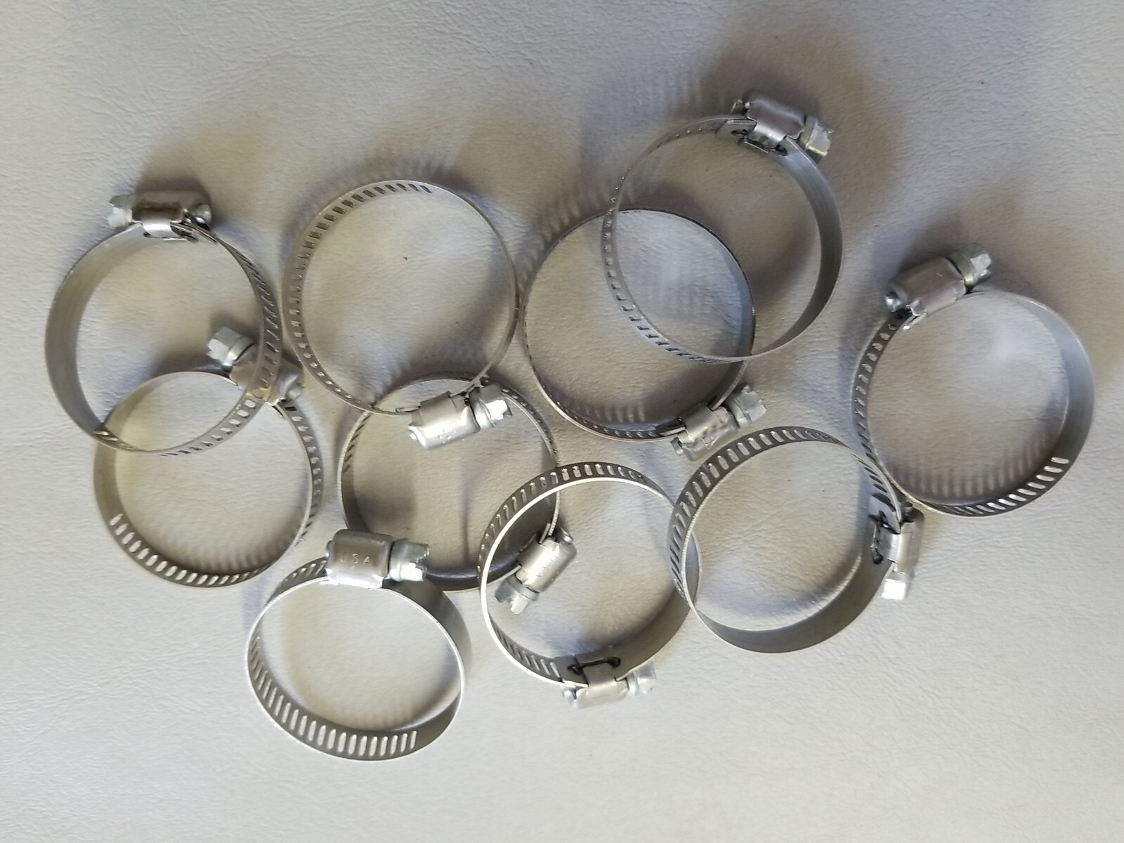 Ideal Tridon Size 016 Stainless Steel 18-38mm Hose Clamp 5/16 Band - 10 PCS