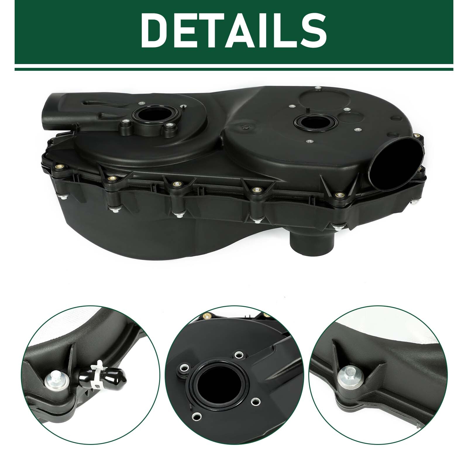 For Can Am Maverick 1000R Drive Clutch Belt Cover CVT Kit Belt Box Set Housing