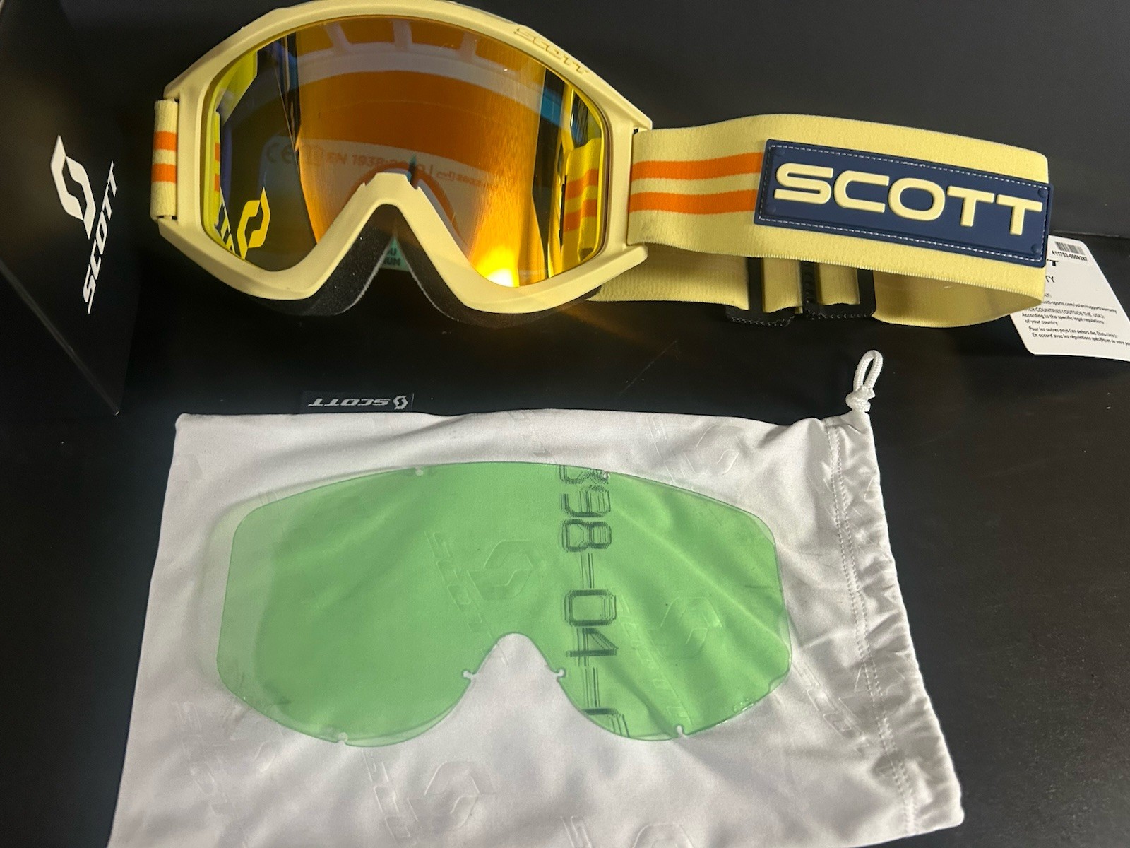 NEW Scott USA Scott 89X Era Goggles orange Chrome-beige Adult Motocross 89 X