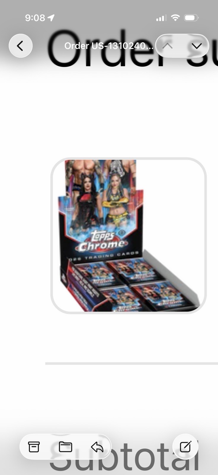2026 Topps Chrome WWE - Hobby Box