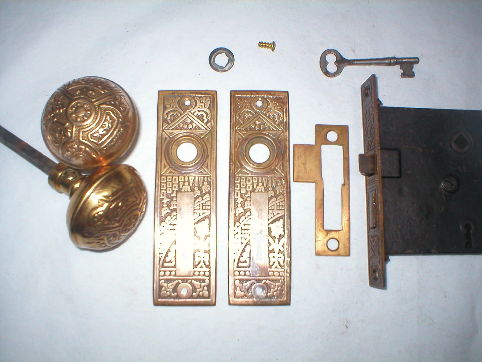 Antique Victorian Era Door Hardware