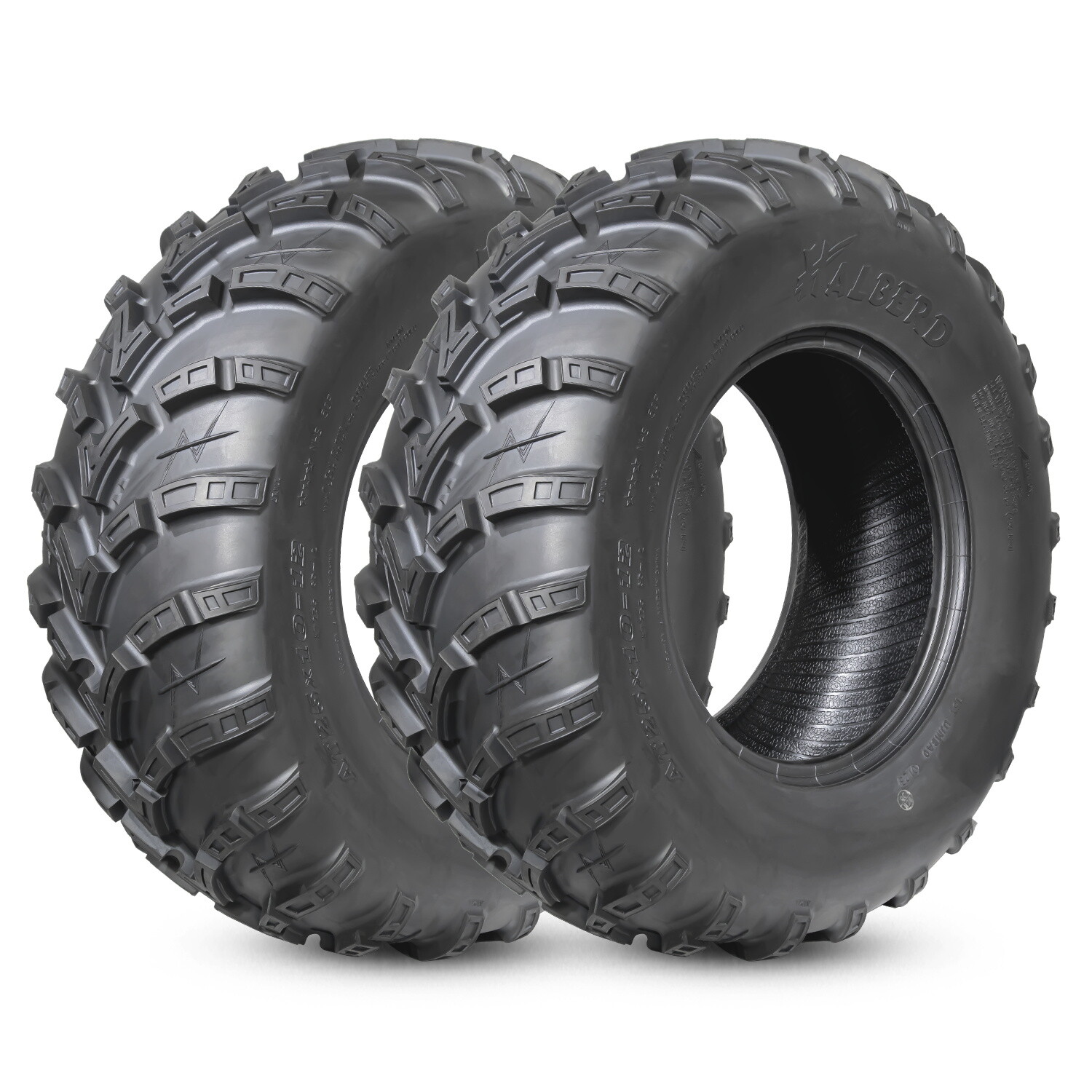 Set 4 ATV Tires 25x8-12 25x10-12 6 Ply Front & Rear All Terrain 25x8x12 25x10x12