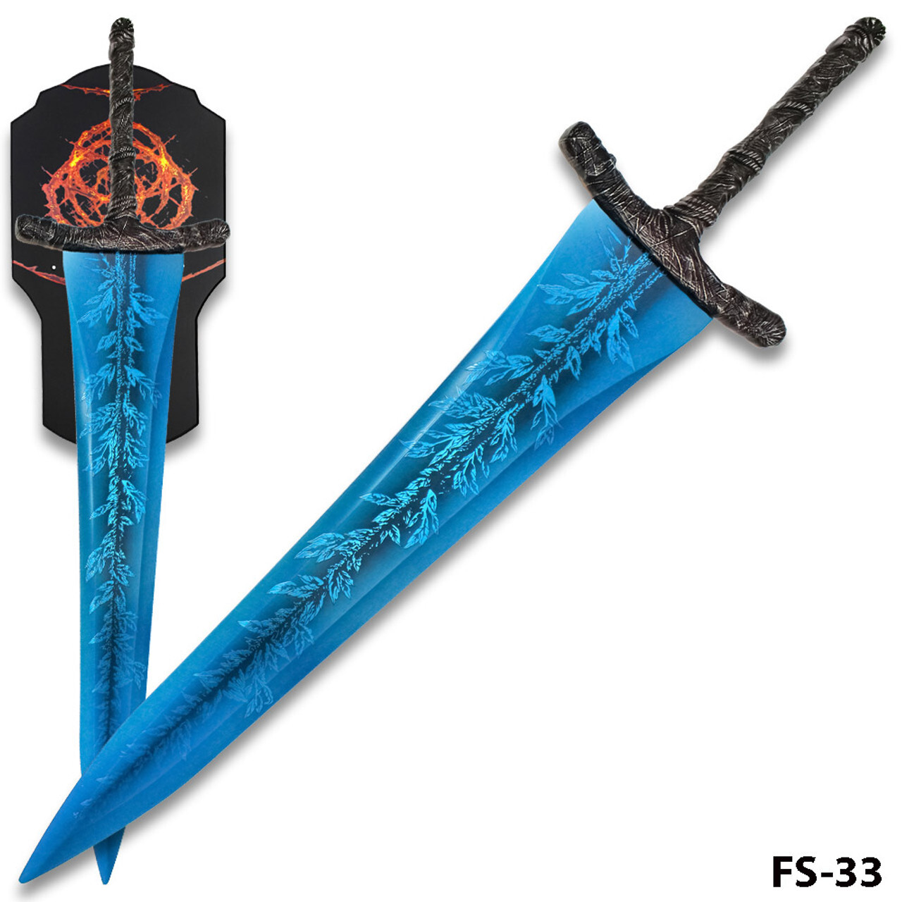 Dark Moon Greatsword Edken Ring Blue Metal Sword