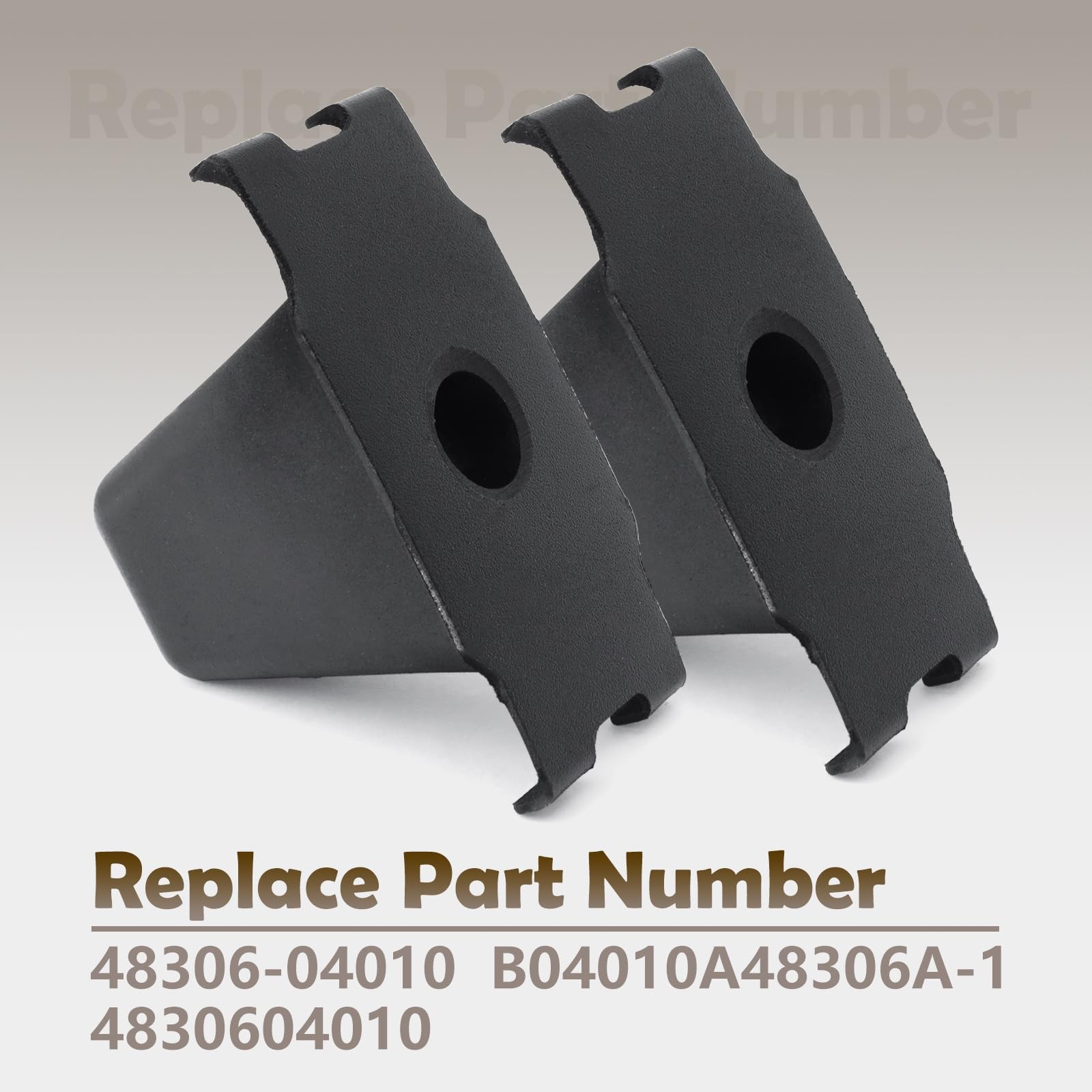 2 Pcs 48306-04010 Rear Bump Stops Replacement for Toyota Tacoma 1997 1998 199...