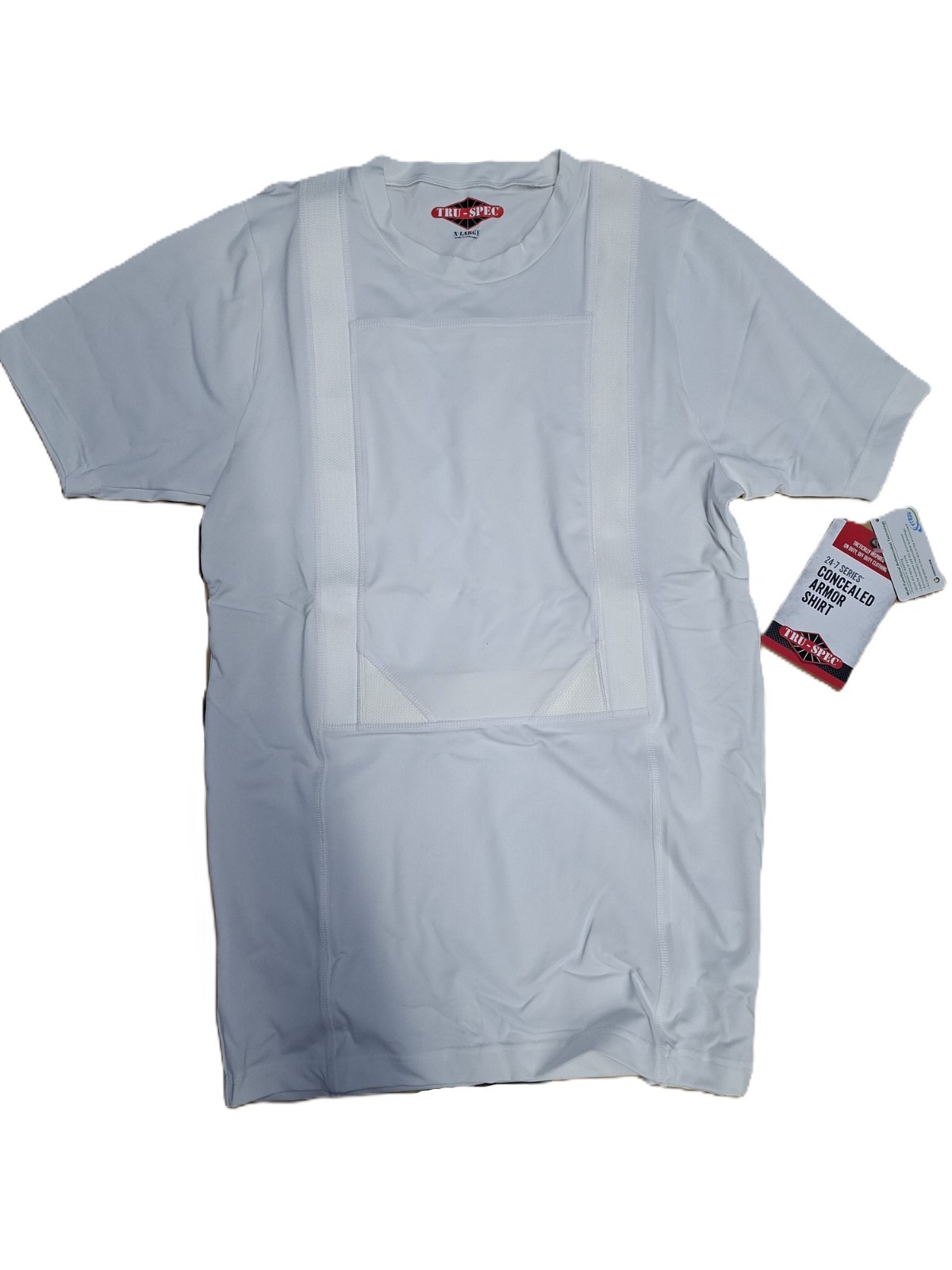 24-7 Concealed Soft Armor Shirt - No Armor Plates - White