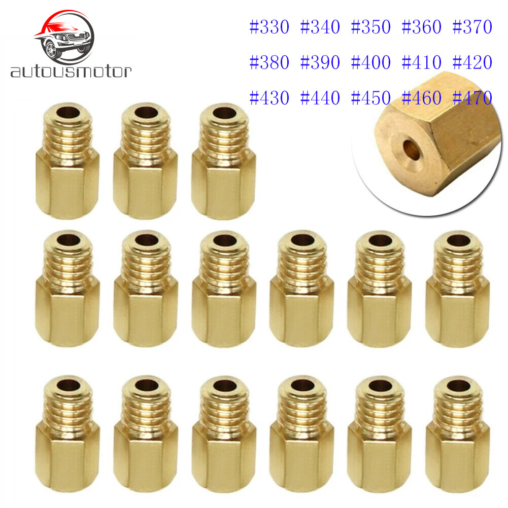 Fits Mikuni VM TM TMX Carburetor Main Jets Set # 330-400 410 420 430 440 450-470