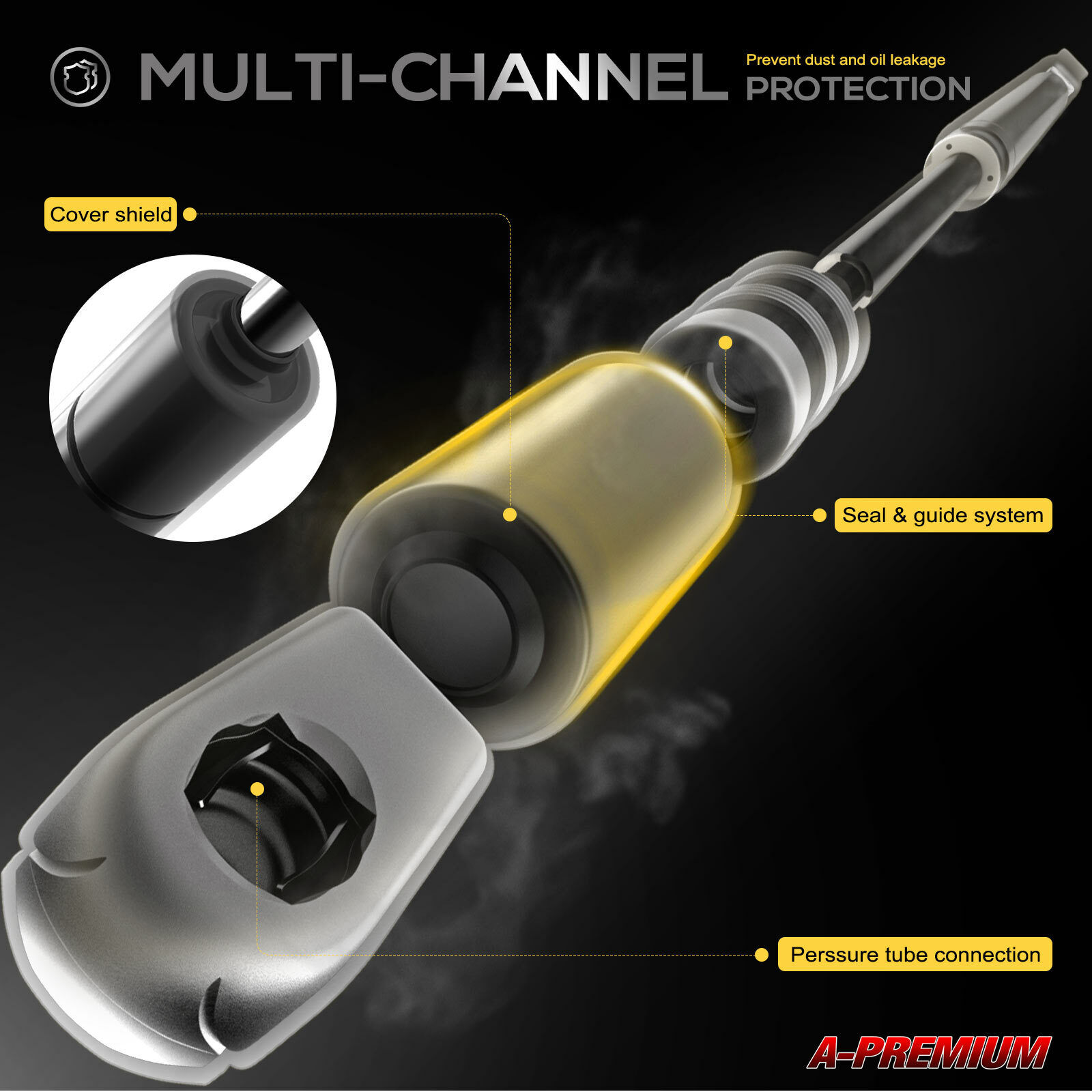 2Pcs New Lift Supports Shock Struts Front Hood for Toyota Camry 2007-2011 Sedan