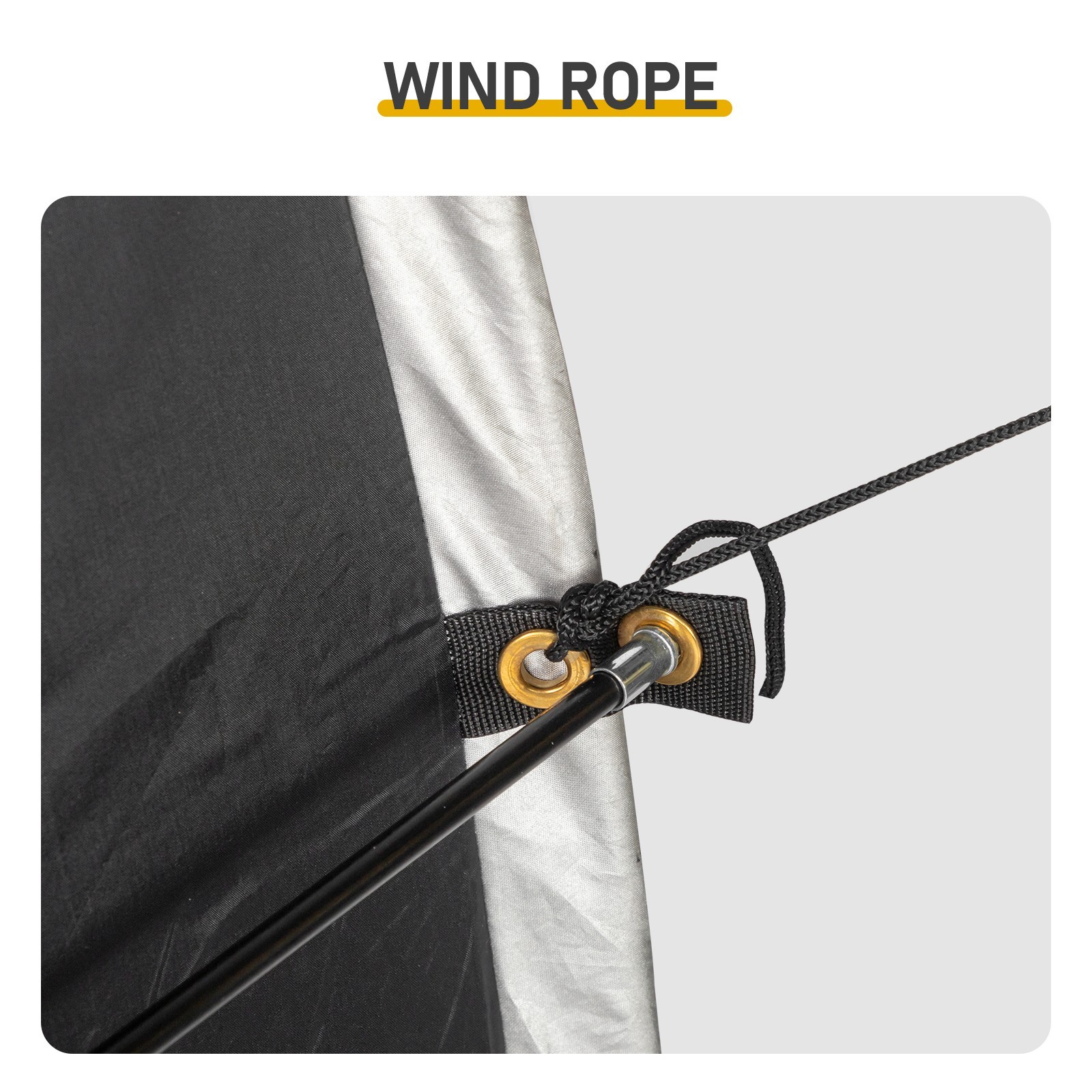 Black Arc Bicycle Storage Shed, 210D PU Silver Coated Oxford Cloth Bike Cover