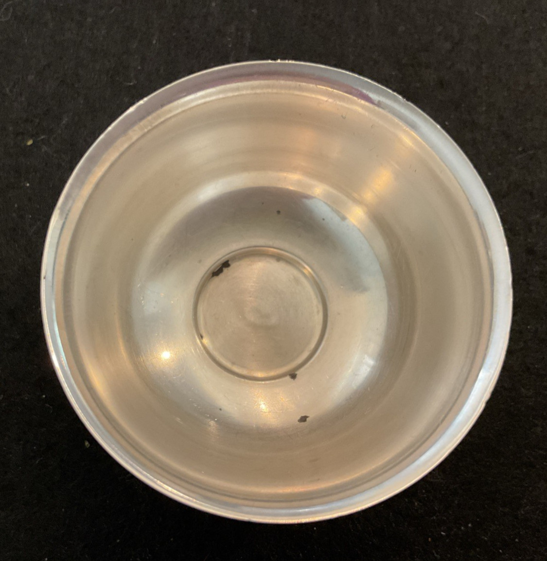 WEB Sterling Silver Open Salt Cellar Dish 1.7" Diameter 22.5 Grams No Monograms