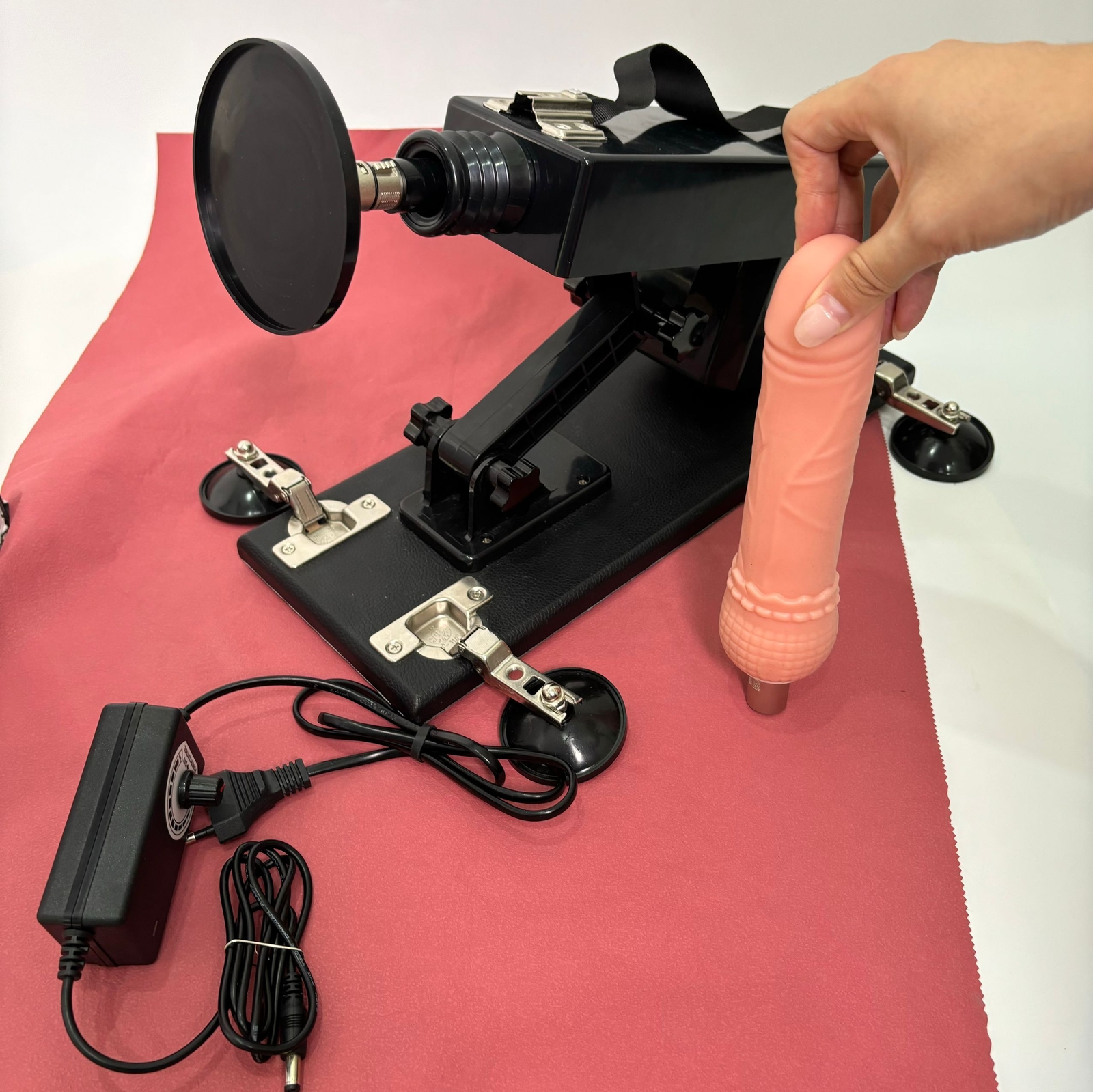 THRUSTING DILDO MACHINE UNISEX ANAL SEX TOY FOR MEN WOMEN SUCTION CUP ATTACHMENT