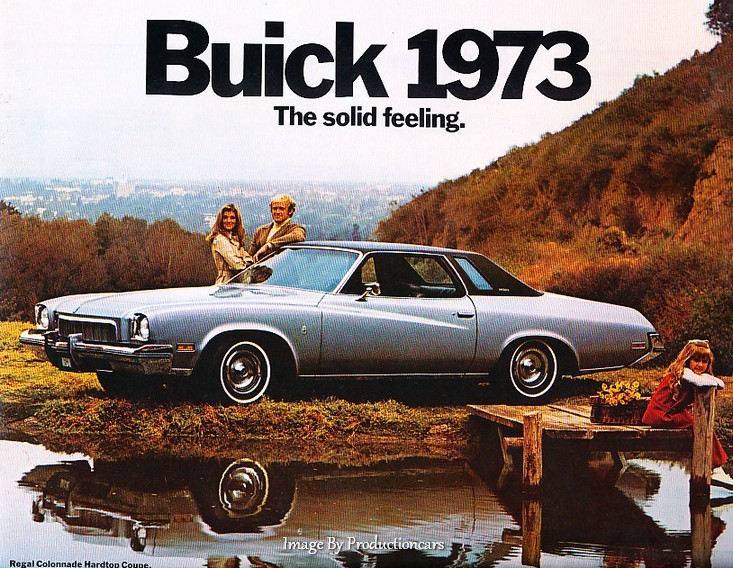 1973 Buick 30-page Sales Brochure Catalog Riviera Electra LeSabre Regal Century