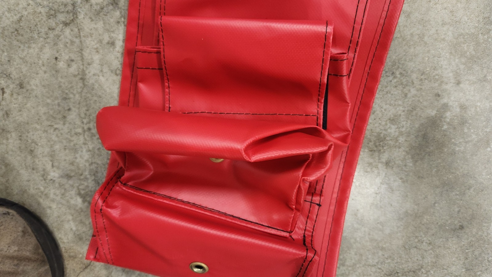 Burndy Estex 1861 Lineman Inline Crimper Compression RED Tool Holder Bag NEW USA